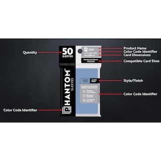Foto 2 | Fundas Para Cartas Capstone Games Phantom Rose 70 X 120 Mm X 50 - Venta Internacional.