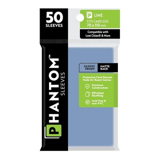 Foto 1 | Fundas Para Cartas Capstone Games Phantom Lime, 70 X 110 Mm, 50 Unidades - Venta Internacional.