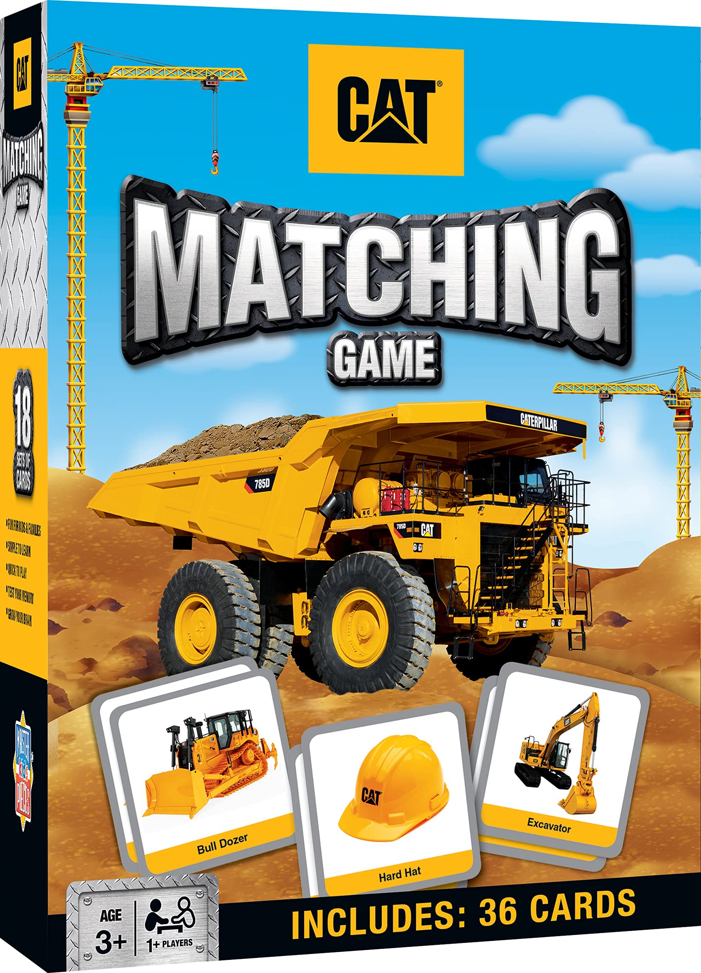 Foto 2 pulgar | Juego De Combinación Masterpieces Caterpillar Kids De 3 Años O Más - Venta Internacional.