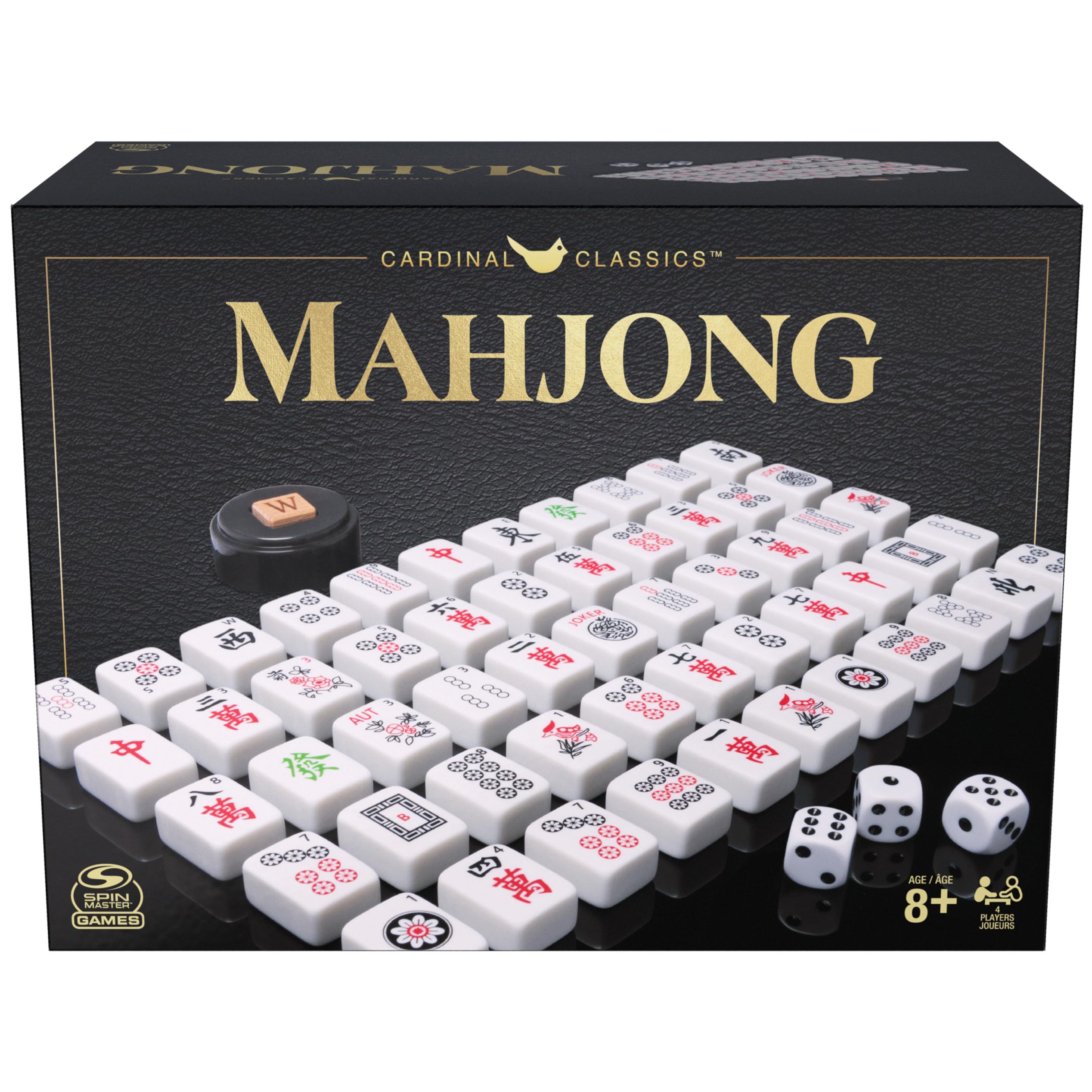 Foto 2 pulgar | Juego Clásico De Estrategia Mah Jong Spin Master Para Mayores De 8 Años - Venta Internacional.