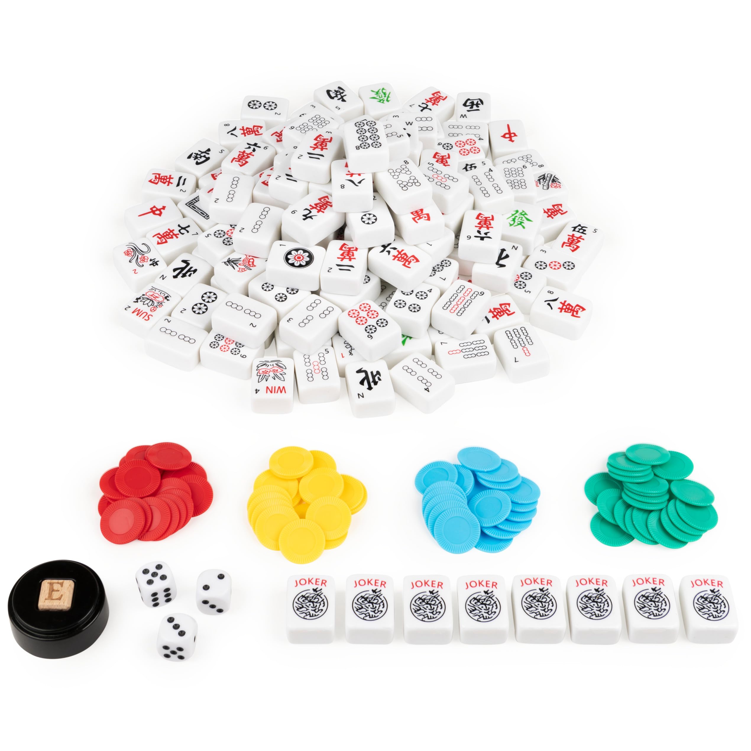 Foto 4 pulgar | Juego Clásico De Estrategia Mah Jong Spin Master Para Mayores De 8 Años - Venta Internacional.