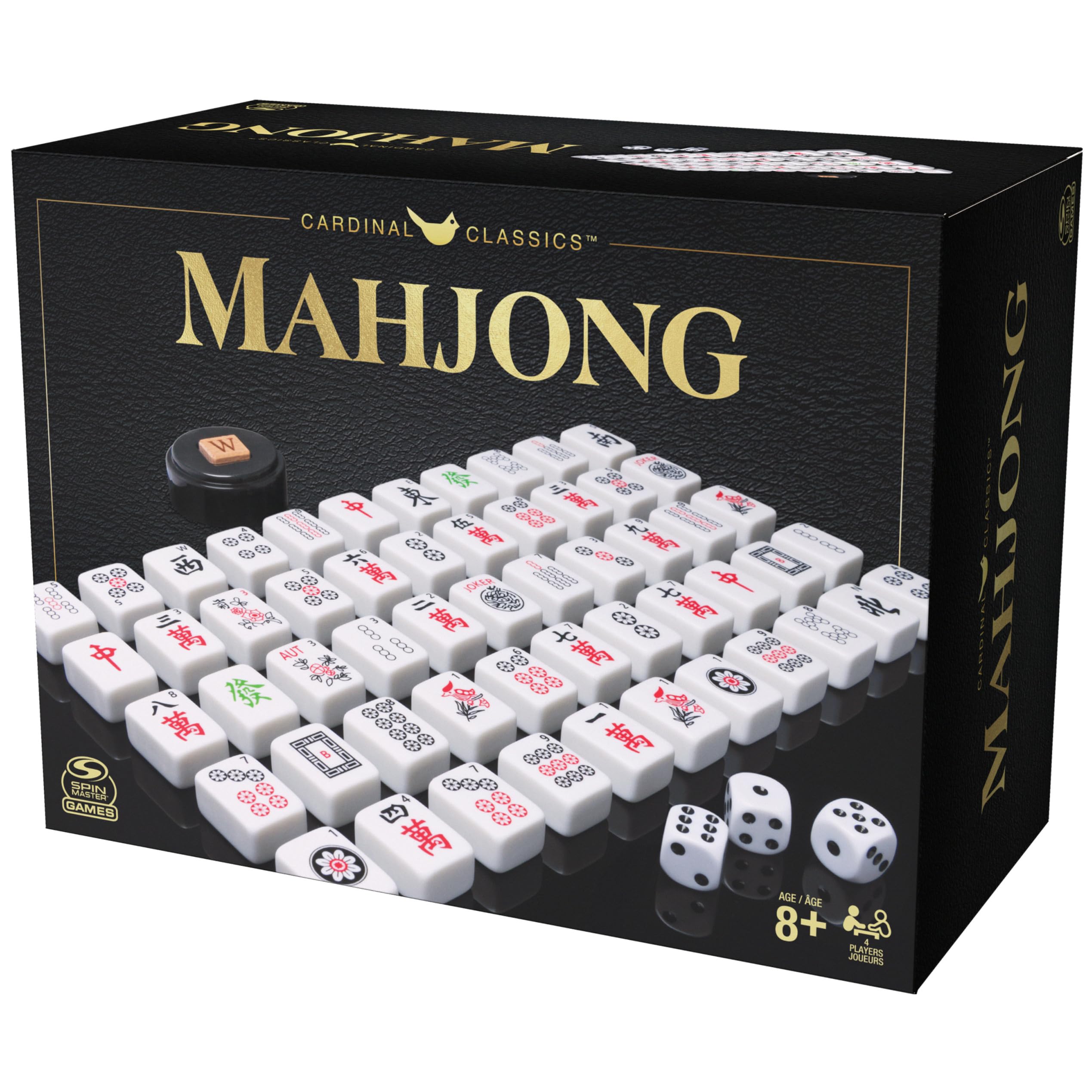 Foto 7 pulgar | Juego Clásico De Estrategia Mah Jong Spin Master Para Mayores De 8 Años - Venta Internacional.