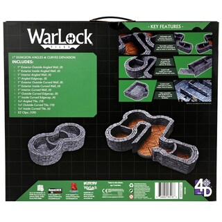 Foto 3 | Set De Expansión Warlock Tiles Dungeon Angles & Curves - Venta Internacional.