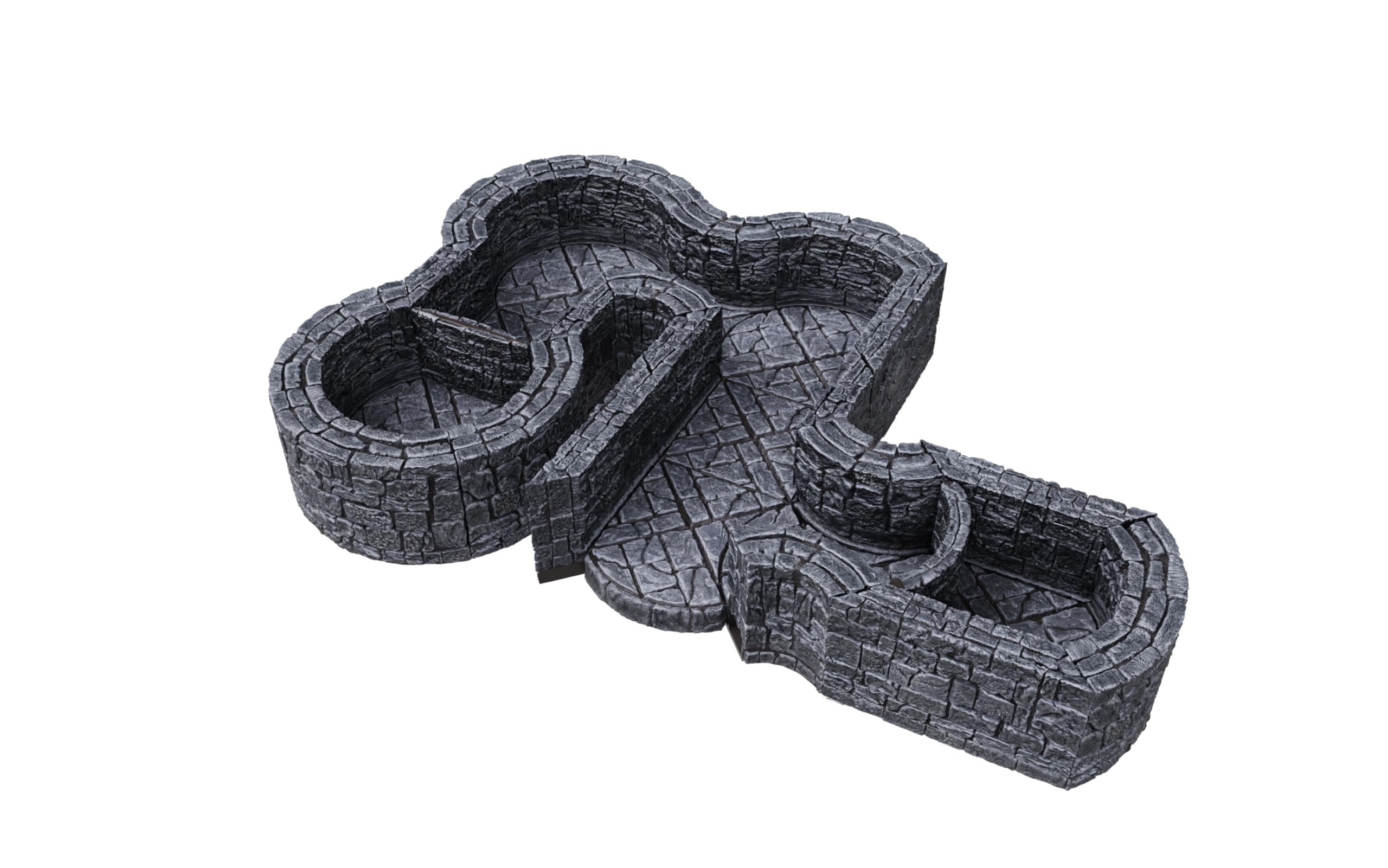 Foto 6 pulgar | Set De Expansión Warlock Tiles Dungeon Angles & Curves - Venta Internacional.