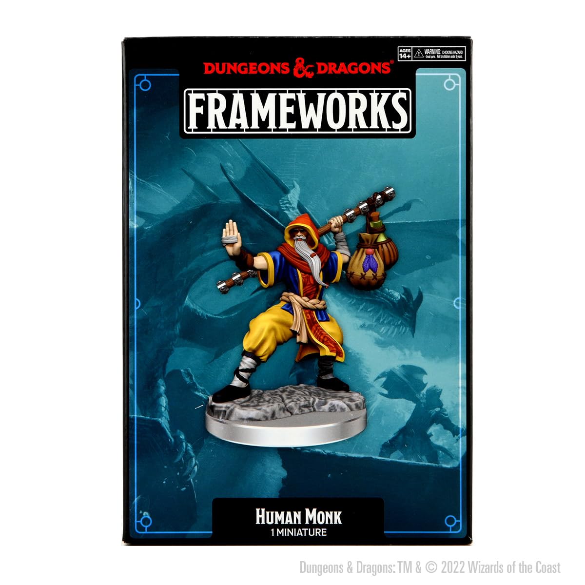 Foto 1 | Miniatura Masculina De Monje Humano De D&d Frameworks, Sin Pintar - Venta Internacional.