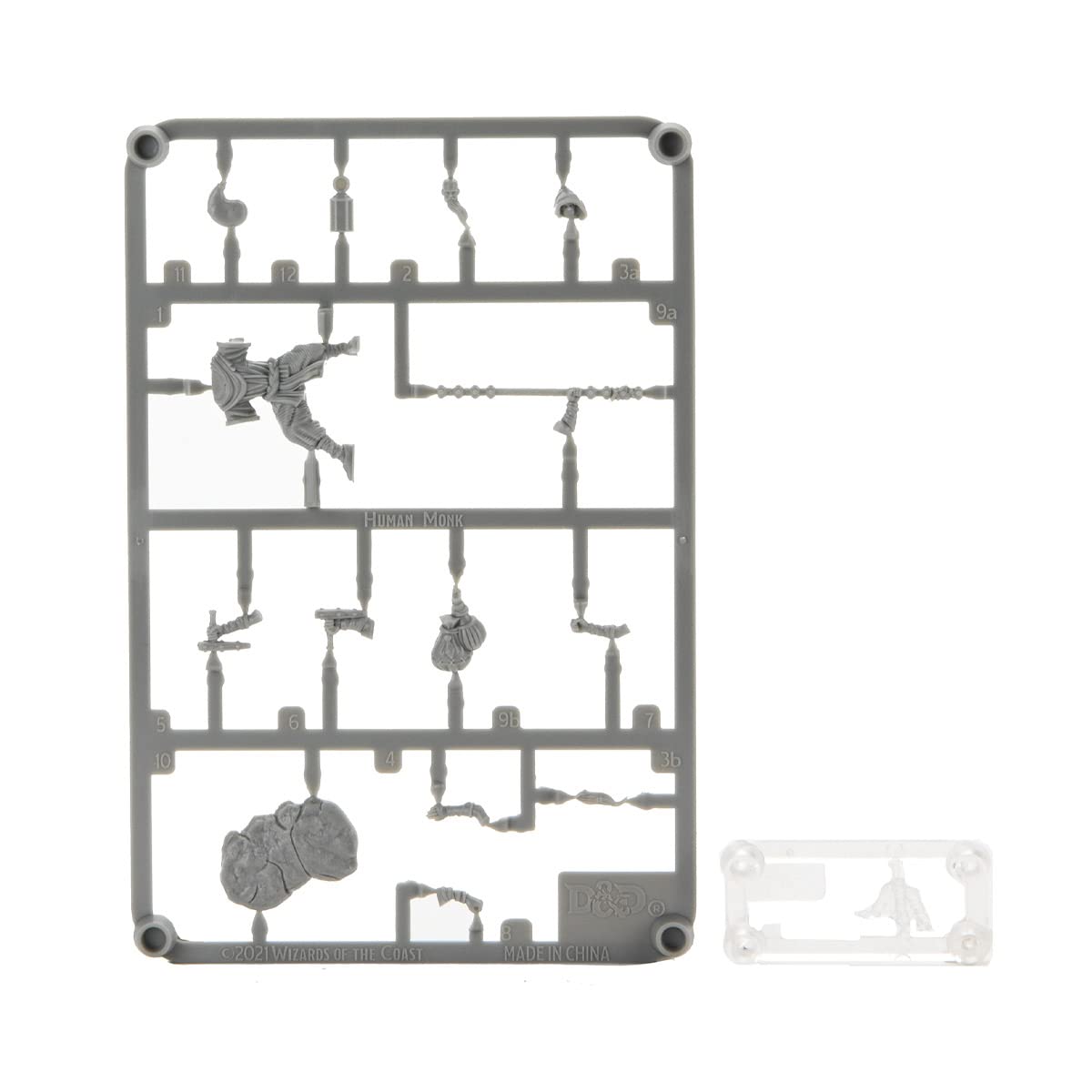 Foto 4 pulgar | Miniatura Masculina De Monje Humano De D&d Frameworks, Sin Pintar - Venta Internacional.