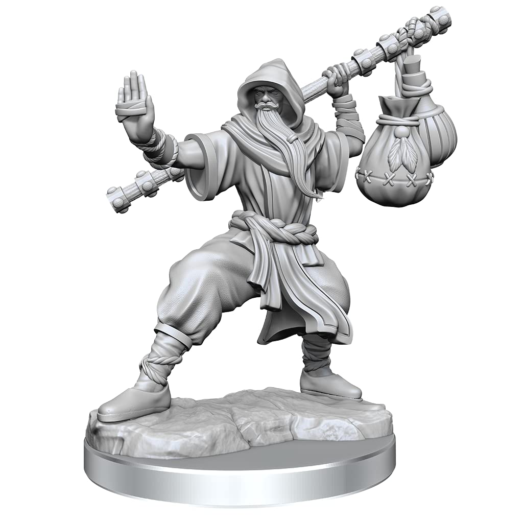 Foto 5 pulgar | Miniatura Masculina De Monje Humano De D&d Frameworks, Sin Pintar - Venta Internacional.