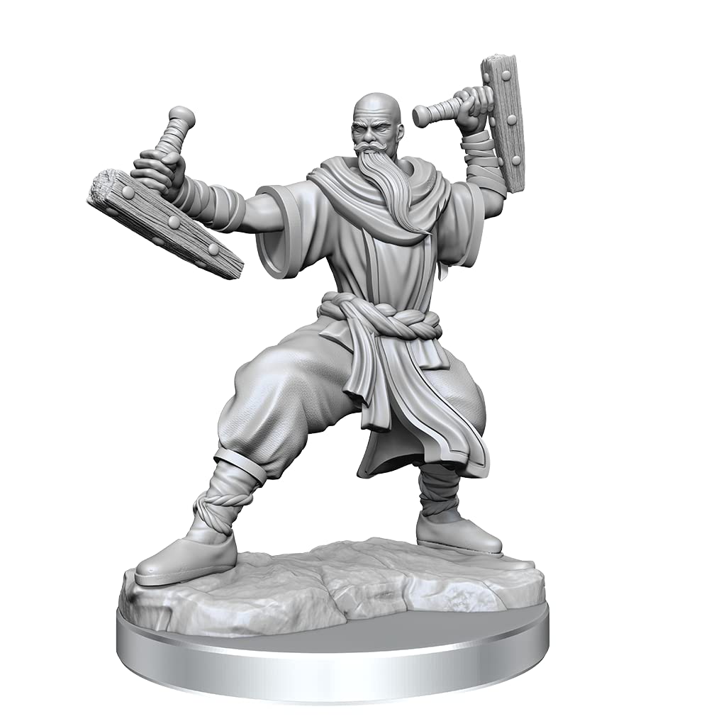 Foto 6 pulgar | Miniatura Masculina De Monje Humano De D&d Frameworks, Sin Pintar - Venta Internacional.