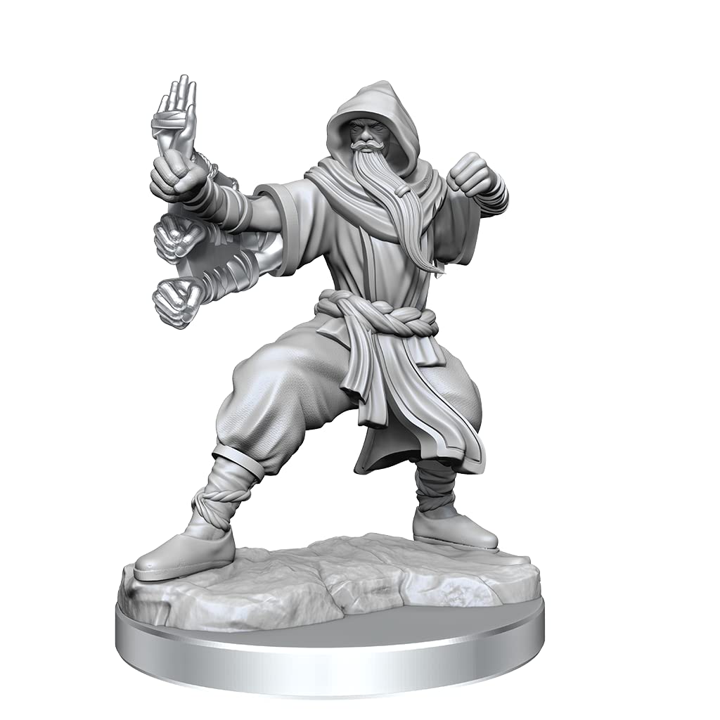Foto 7 pulgar | Miniatura Masculina De Monje Humano De D&d Frameworks, Sin Pintar - Venta Internacional.