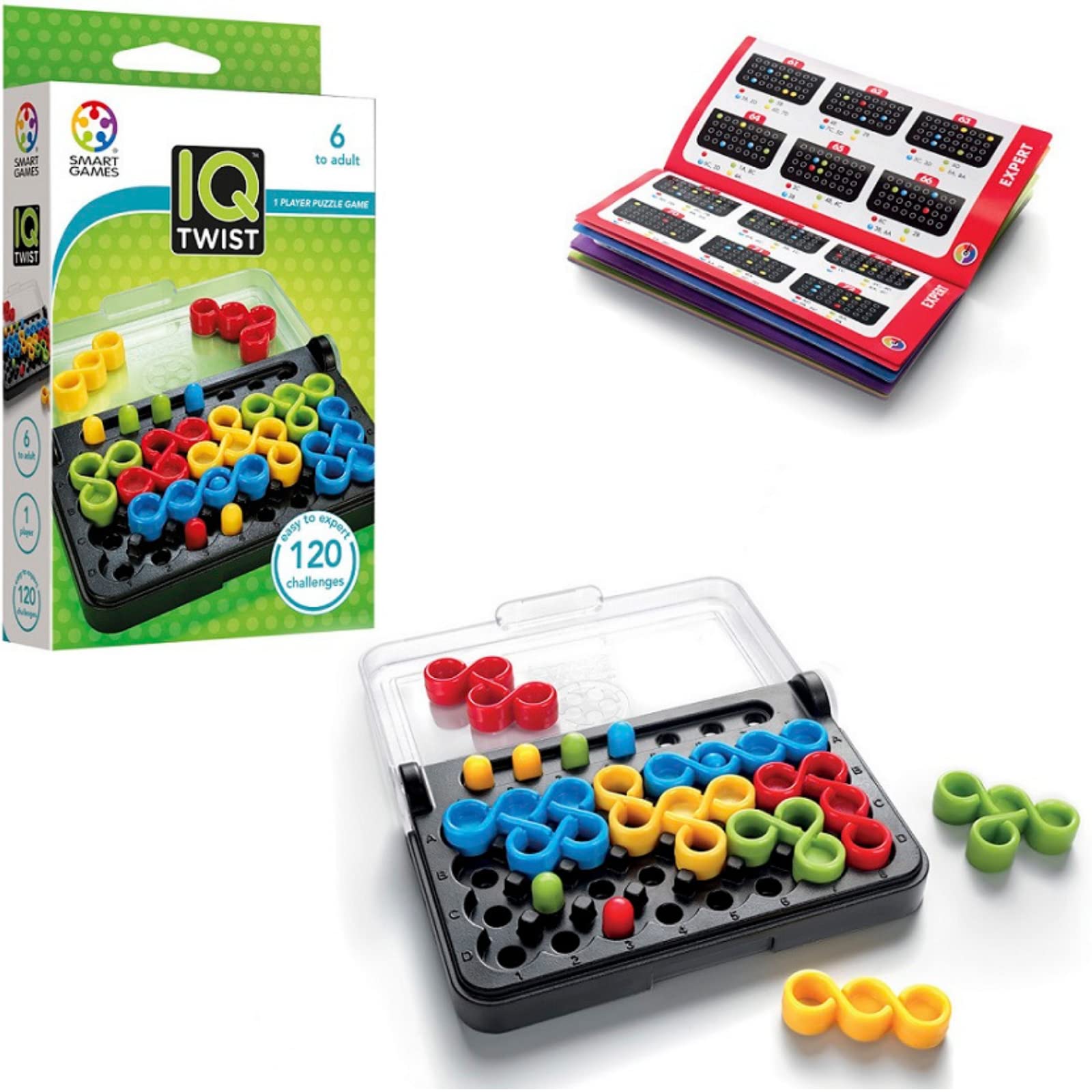 Juego De Viajes Smartgames Iq Twist Cognitive Skill-building - Venta Internacional.