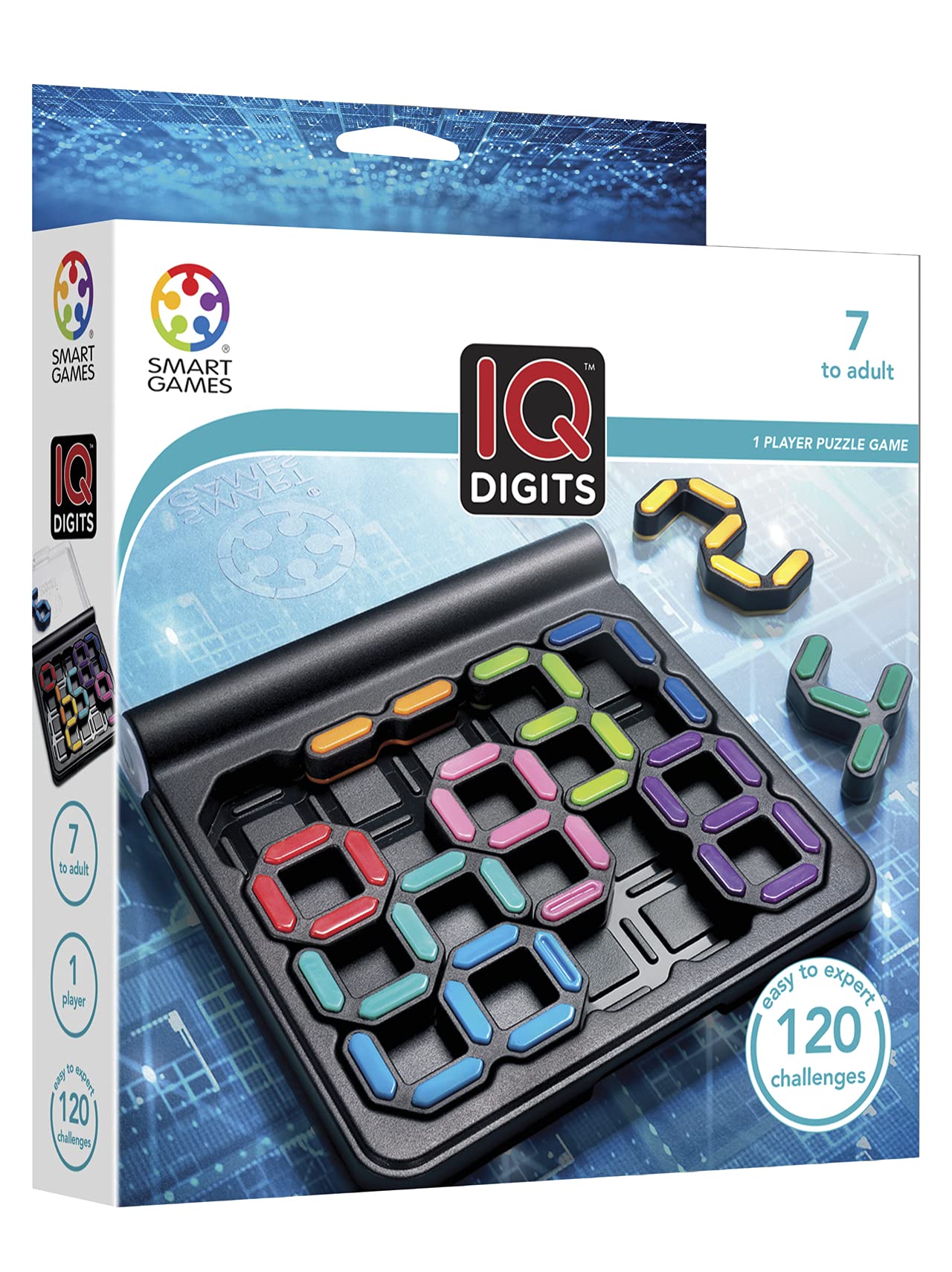 Foto 3 pulgar | Juego De Viaje Smartgames Iq Digits Math Deducción De 7 Años O Más - Venta Internacional.