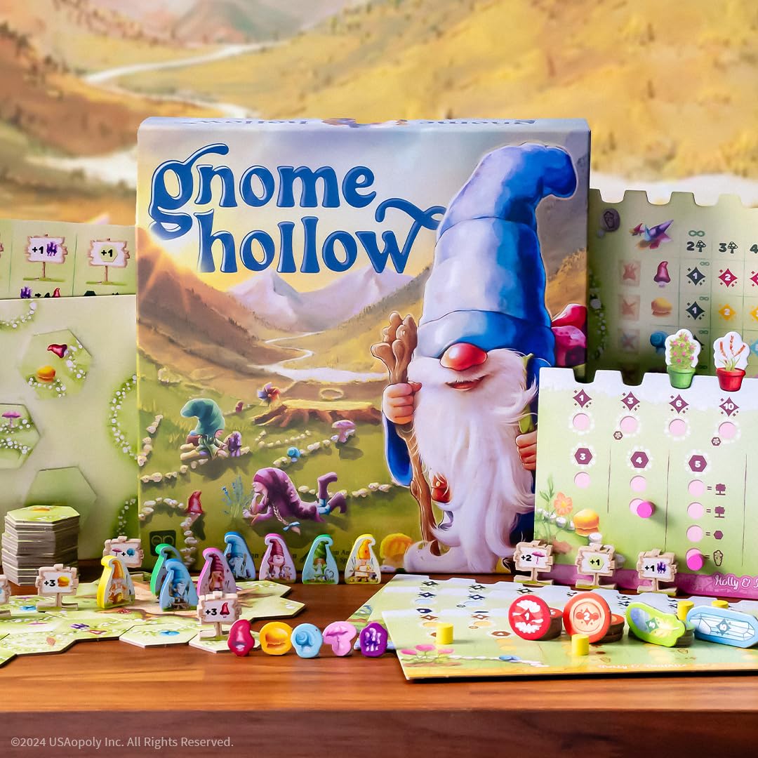Foto 7 | Juego De Mesa Usaopoly Gnome Hollow Thematic Garden Para Mayores De 12 Años - Venta Internacional.