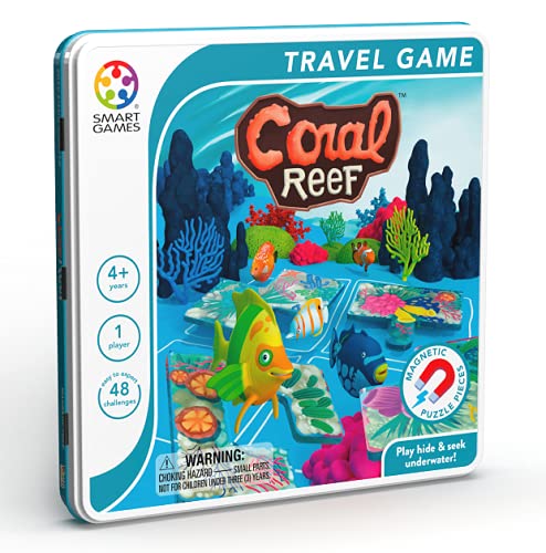 Foto 3 pulgar | Juego De Viajes Smartgames Coral Reef Con 48 Desafíos Durante Más De 4 Años - Venta Internacional.