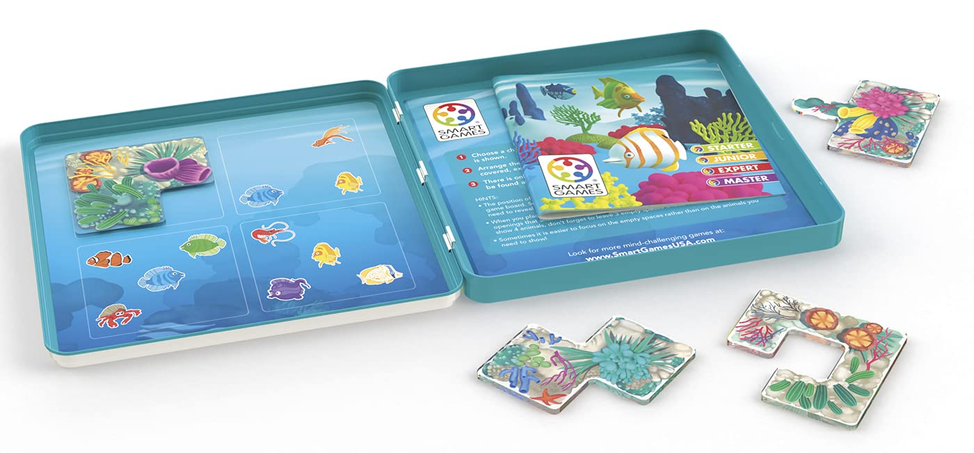 Foto 4 pulgar | Juego De Viajes Smartgames Coral Reef Con 48 Desafíos Durante Más De 4 Años - Venta Internacional.