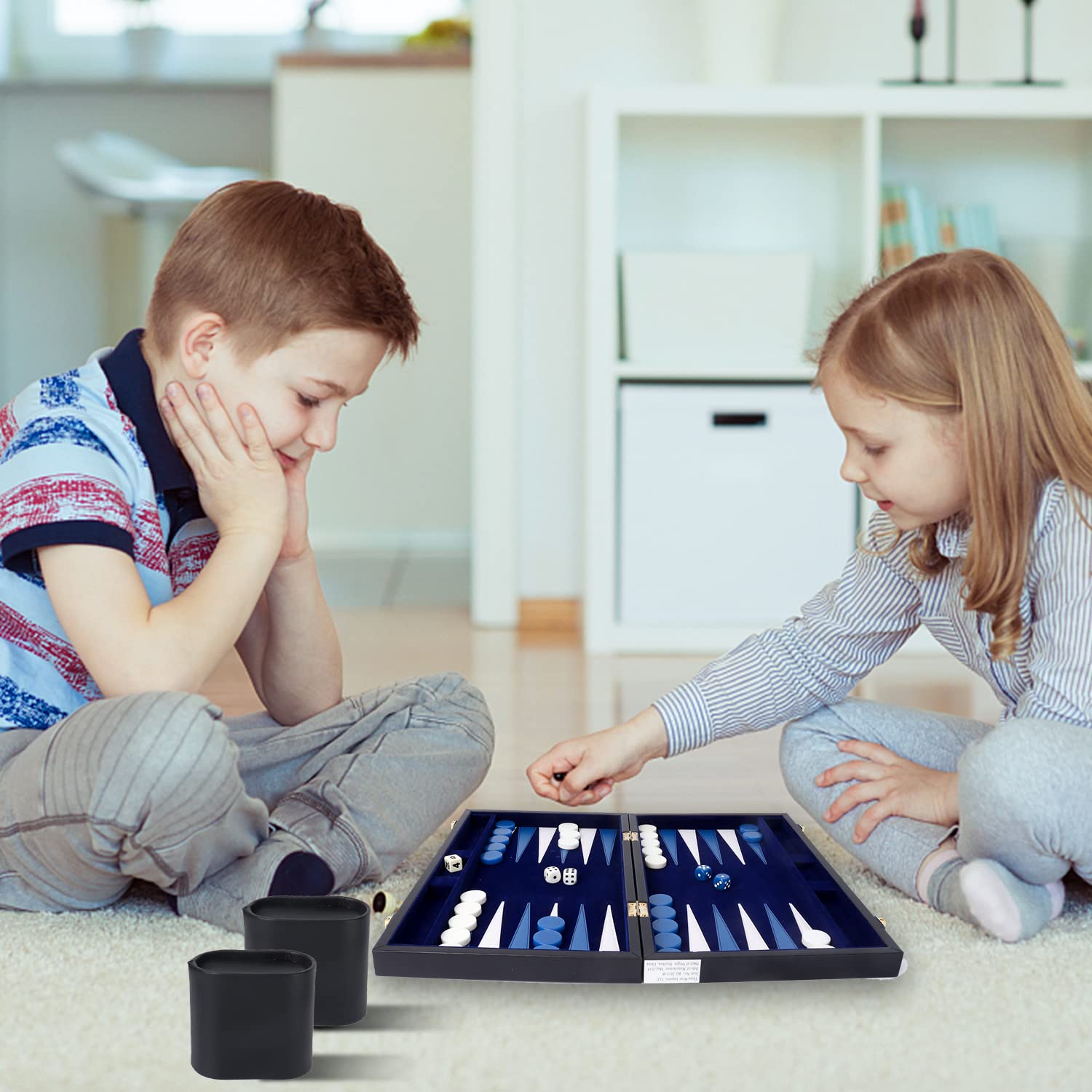 Foto 6 | Set De Juego De Mesa De Backgammon Gse Premium Leather - Venta Internacional.