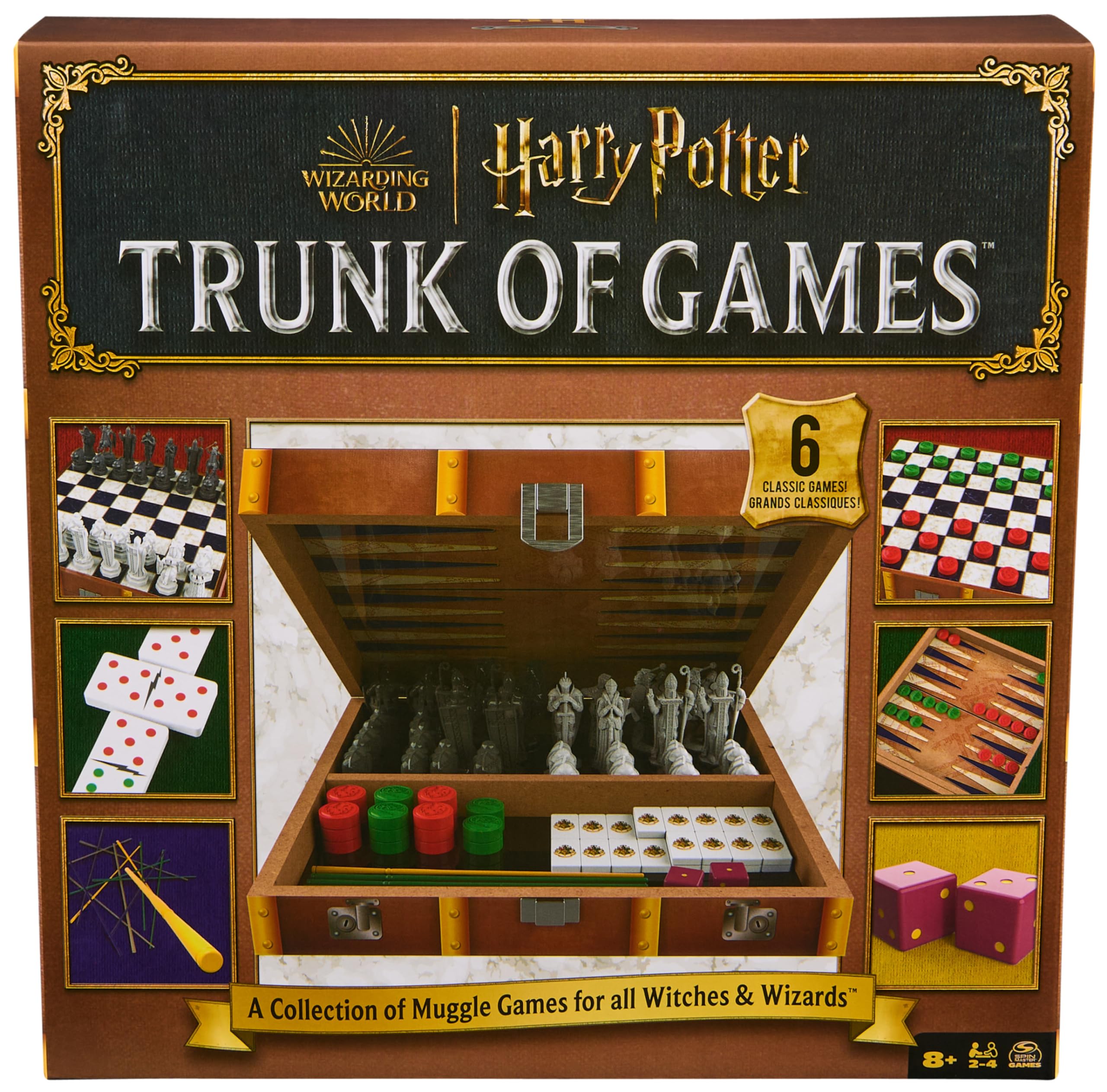 Juego Trunk Spin Master Games Wizarding World Of Harry Potter - Venta Internacional.