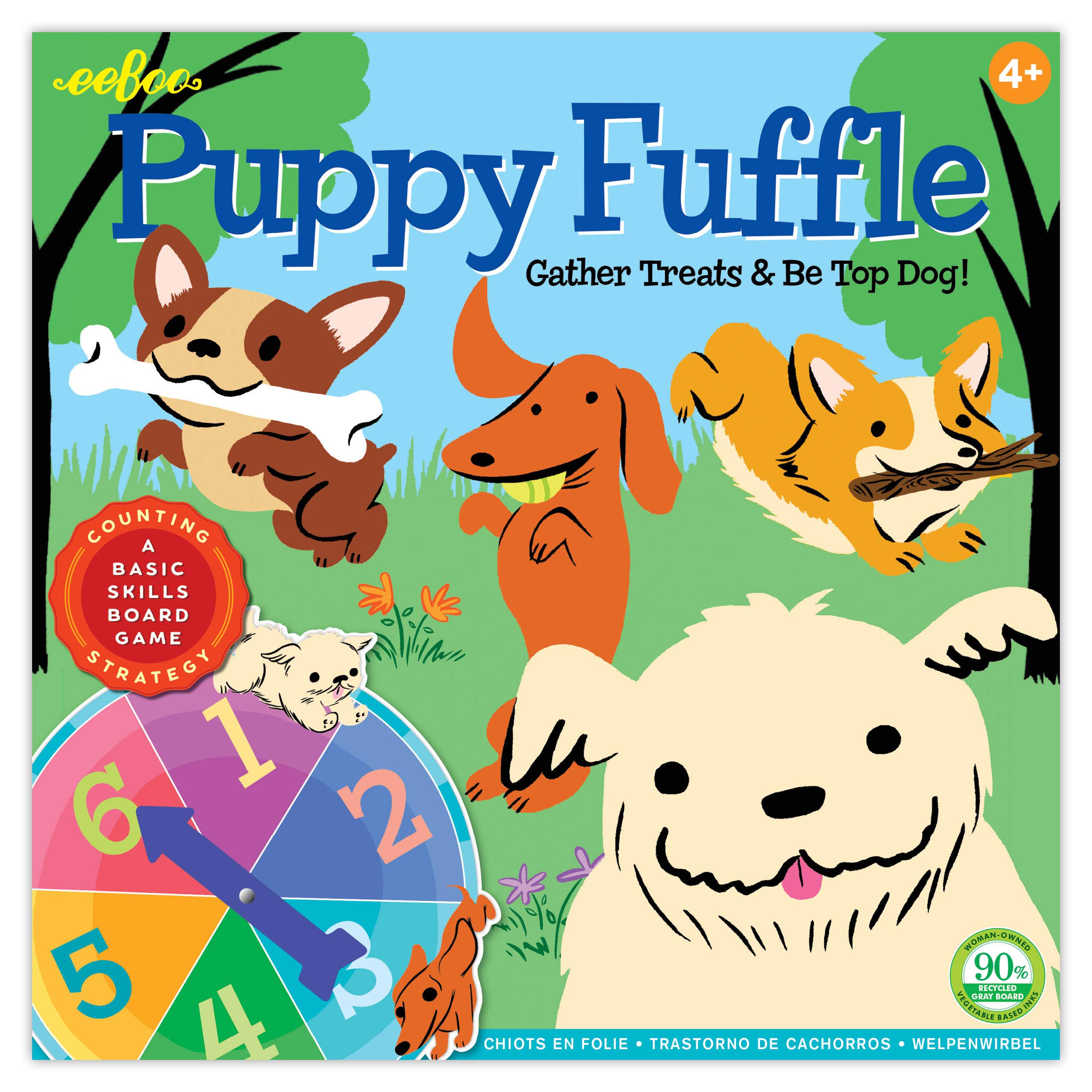 El Juego De Mesa Eeboo Puppy Fuffle Desarrolla Habilidades Durante Más De 4 Años - Venta Internacional.