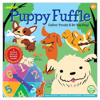 Foto 1 | El Juego De Mesa Eeboo Puppy Fuffle Desarrolla Habilidades Durante Más De 4 Años - Venta Internacional.