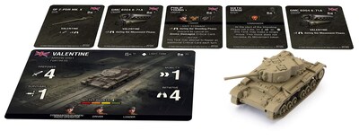 Foto 3 | Set De Expansión Gale Force Nine World Of Tanks British Valentine - Venta Internacional.