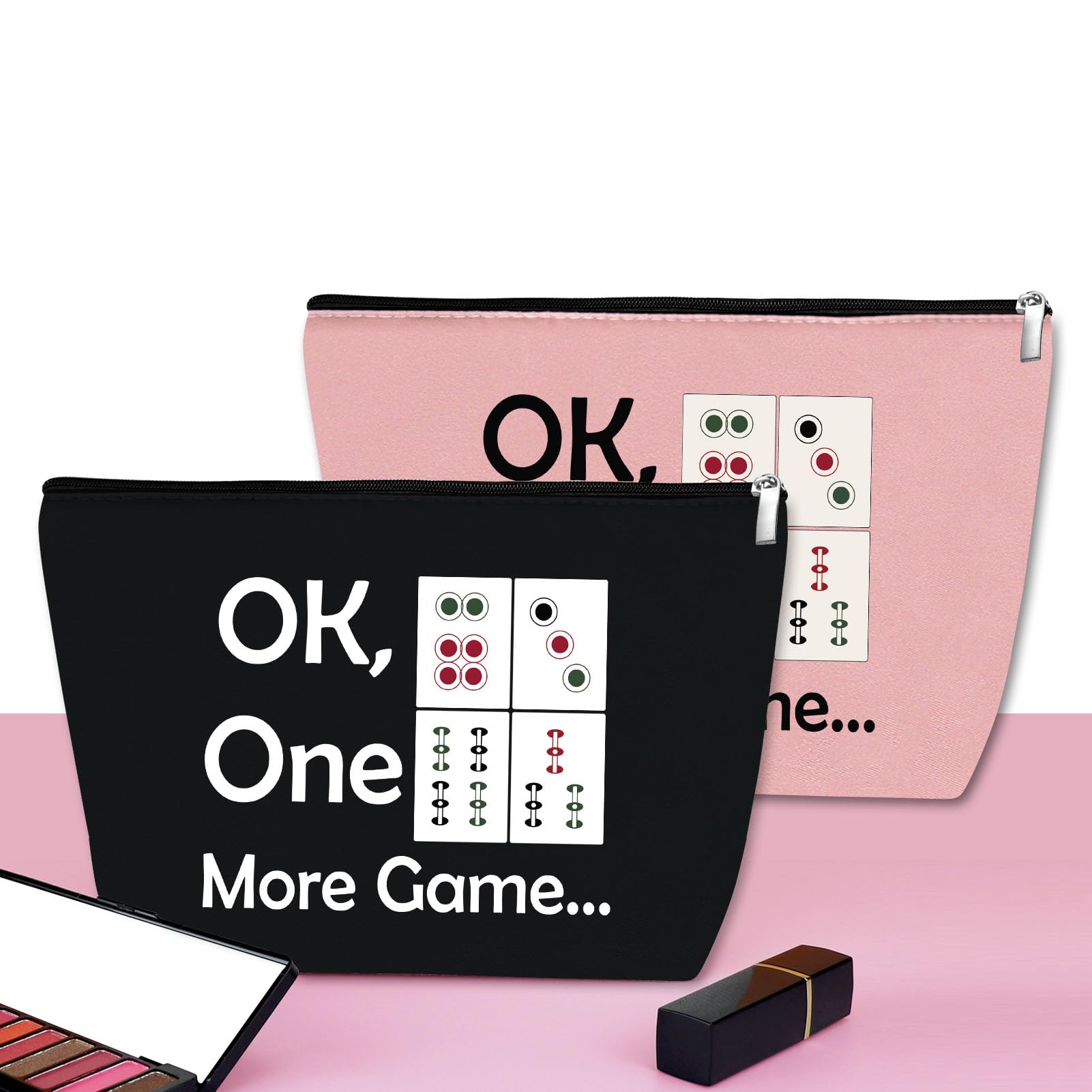 Foto 4 | Set De 2 Bolsas De Maquillaje Mxrymvu Mahjong Lover Para Mujer - Venta Internacional.
