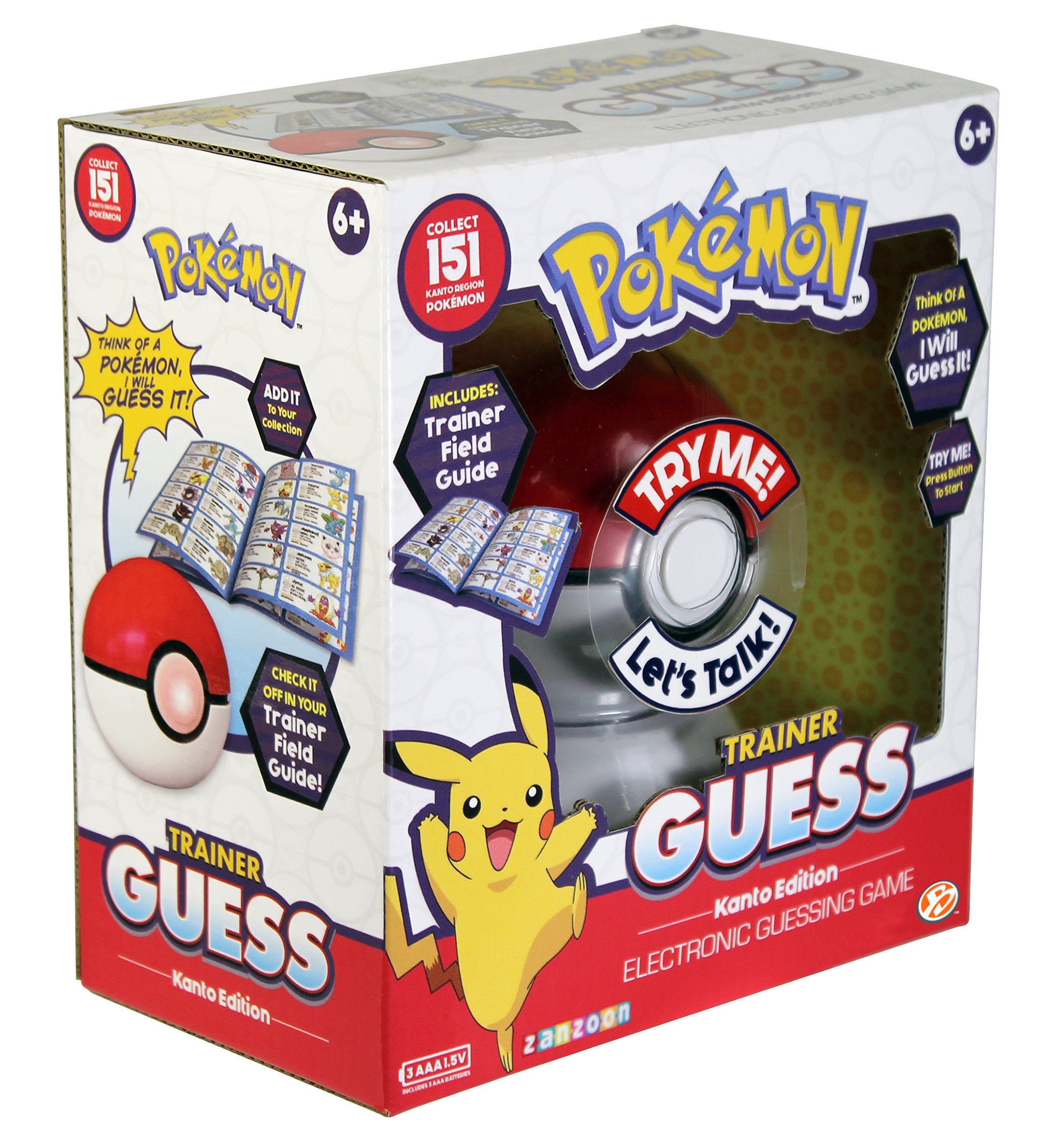 Foto 5 pulgar | Juego Electrónico Basic Fun Pokemon Trainer Guess Kanto Edition - Venta Internacional.