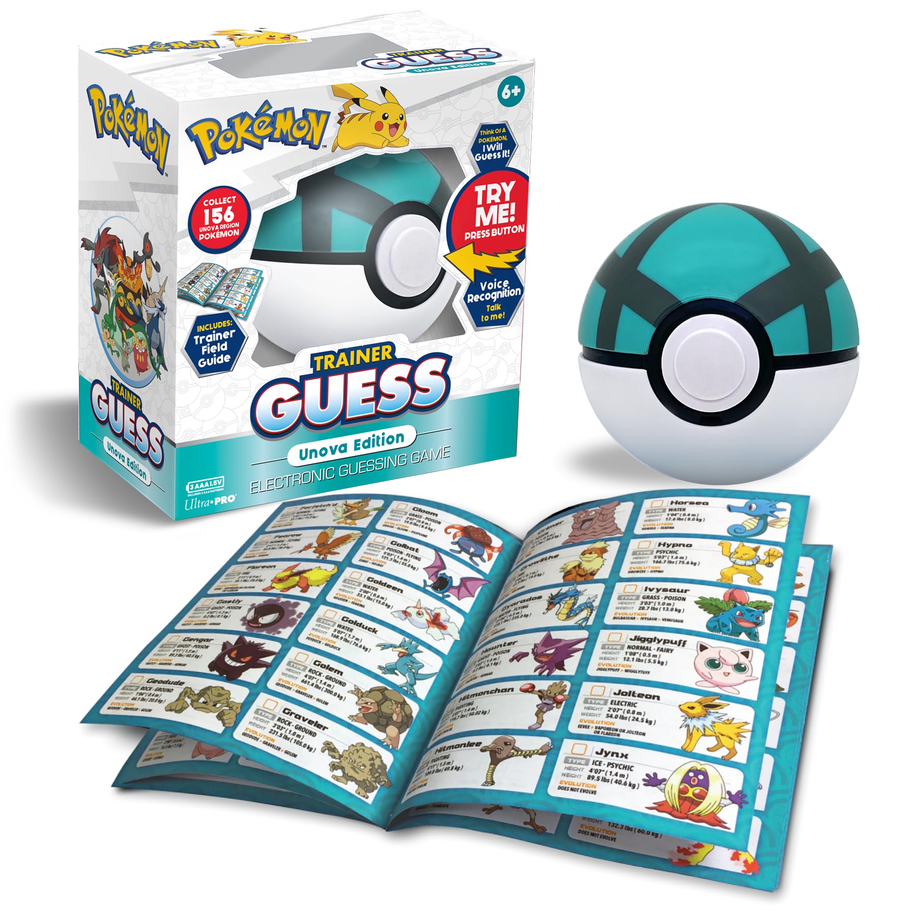 Foto 5 pulgar | Brain Game Ultra Pro Pokémon Trainer Edición Guess Unova - Venta Internacional.