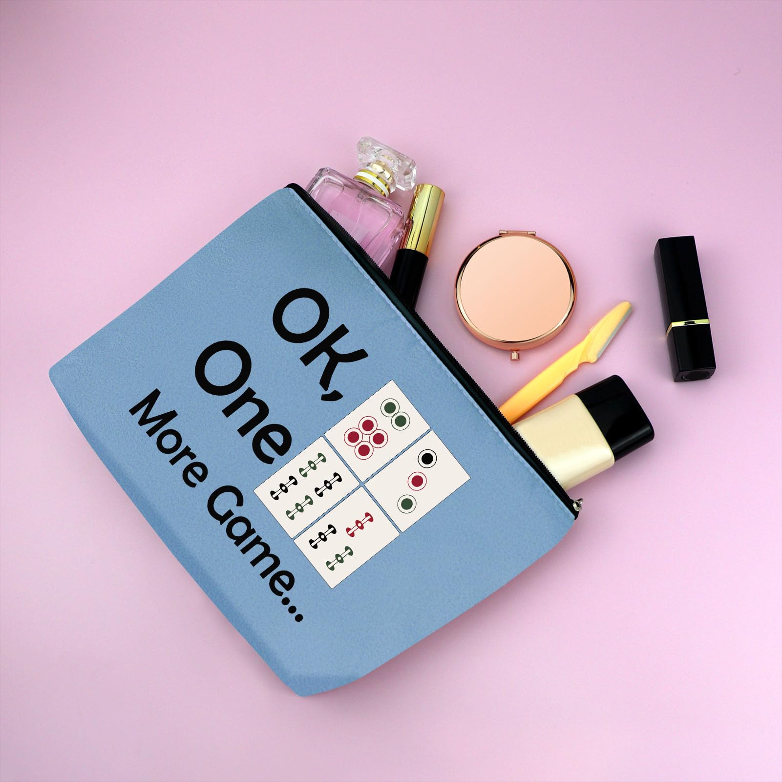 Foto 6 | Bolsa De Maquillaje Mxrymvu Mahjong Lover, Regalo Para Mujer, 2 Unidades - Venta Internacional.