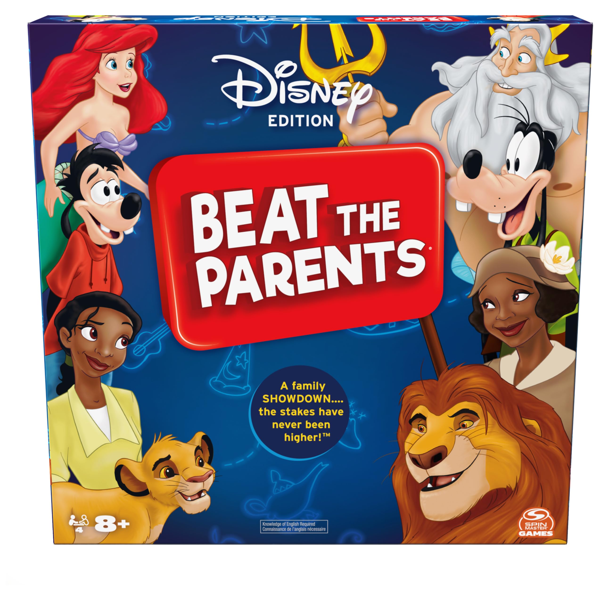 Foto 2 pulgar | Juego De Mesa Spin Master Beat The Parents Disney Edition - Venta Internacional.