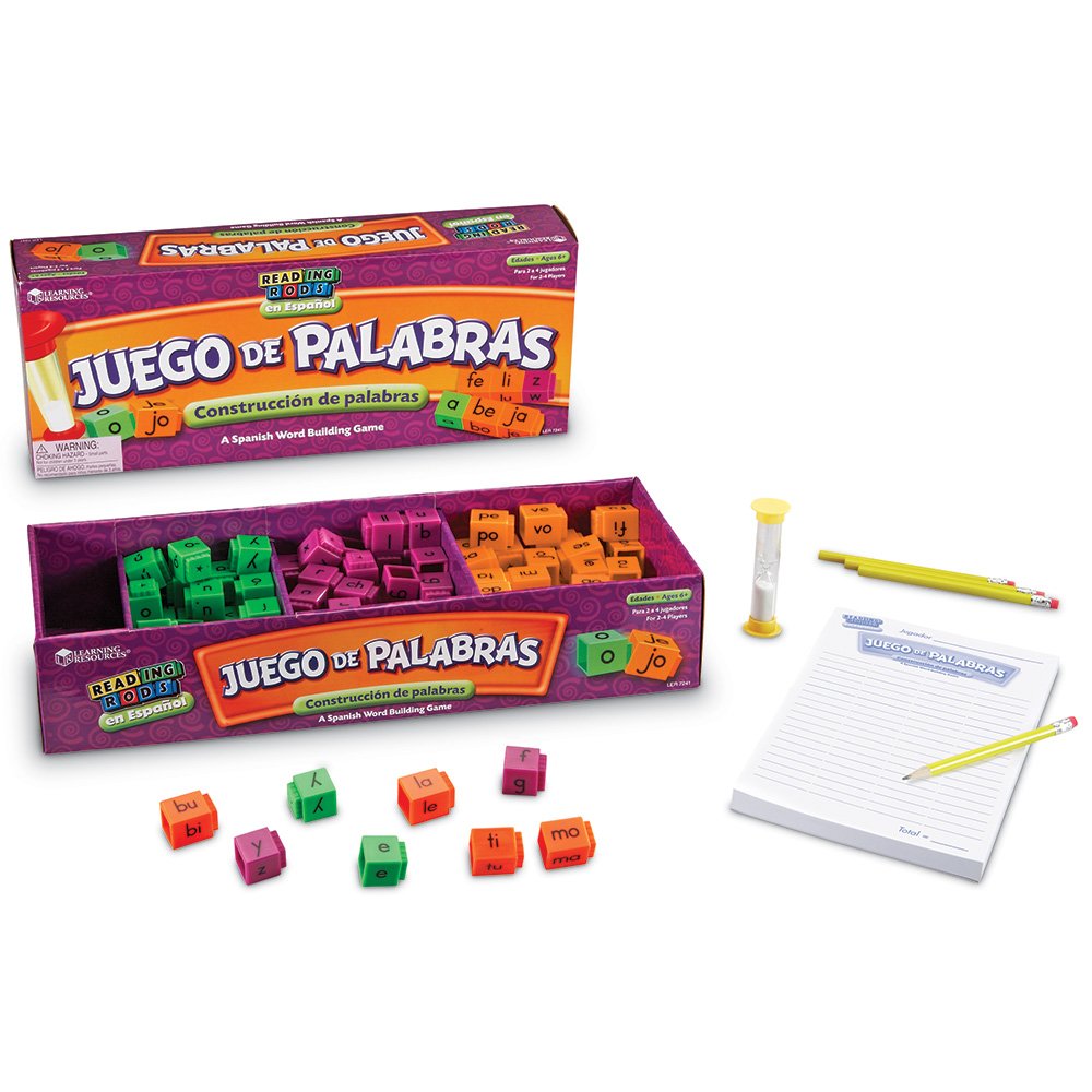 Foto 6 pulgar | Recursos De Aprendizaje De Juegos De Palabras Barras De Lectura En Español Para Más De 6 Años - Venta Internacional.