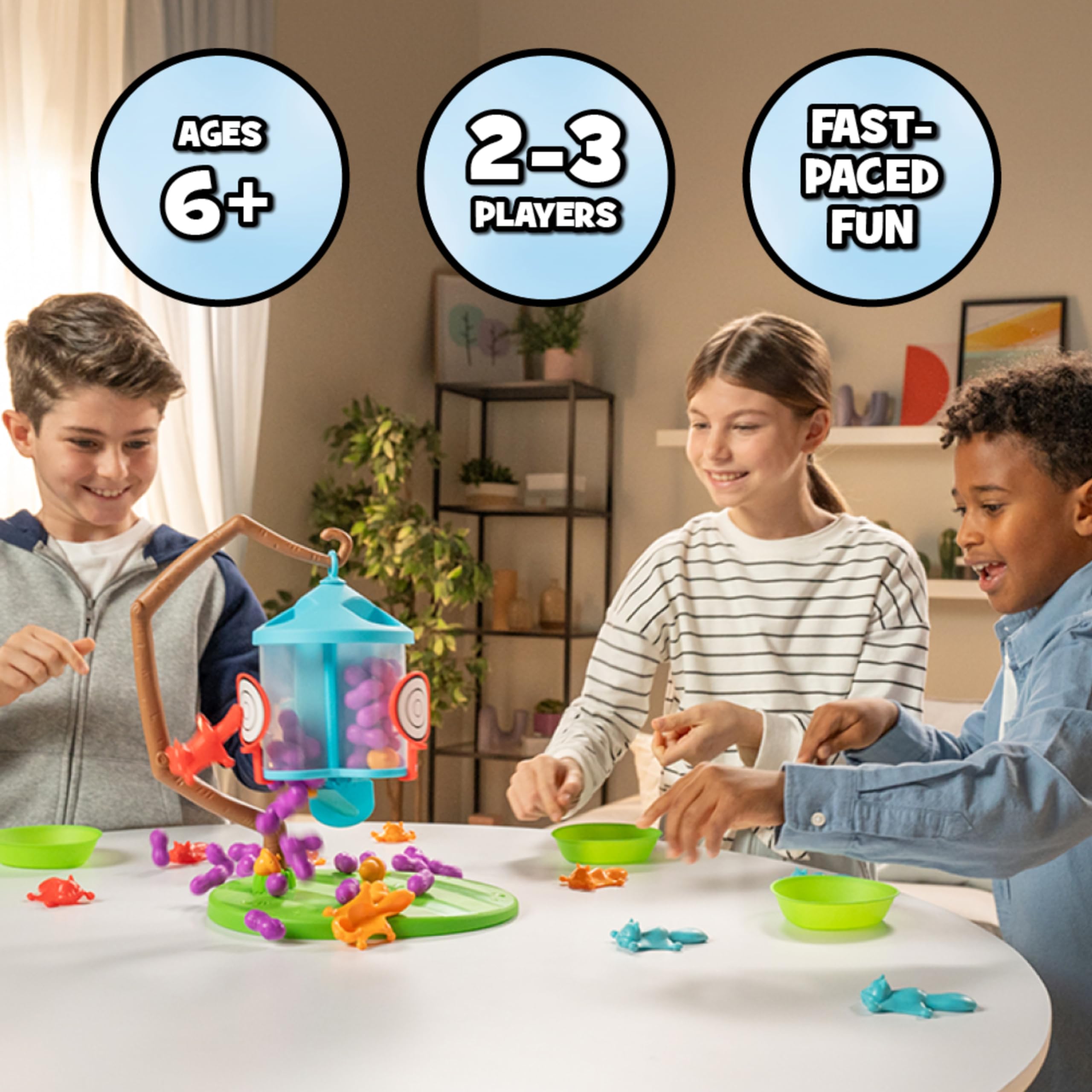 Foto 4 pulgar | Juego De Mesa Playmonster Flying Squirrels Feeder Frenzy 6+ - Venta Internacional.