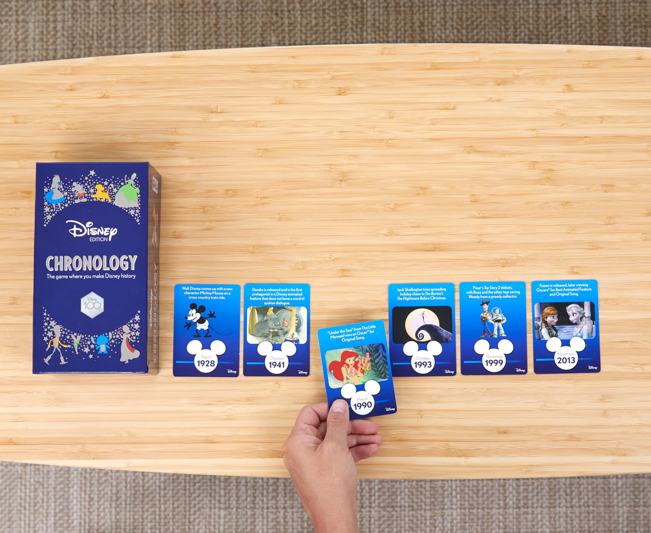 Foto 4 pulgar | Juego De Mesa Buffalo Games Disney Chronology Con 150 Eventos - Venta Internacional.