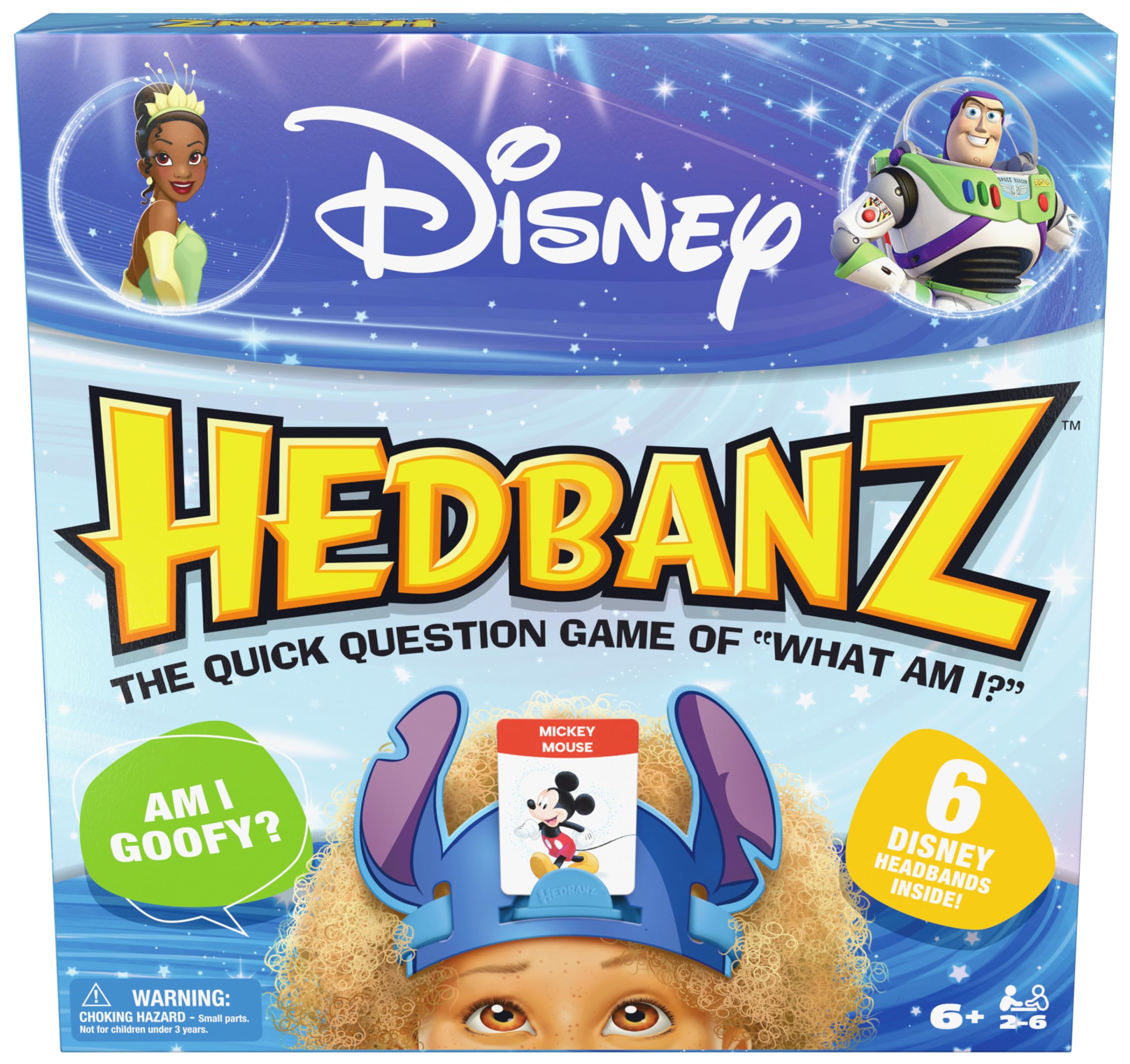 Foto 2 pulgar | Juego De Adivinanzas Spin Master Games Disney Hedbanz Con Disney - Venta Internacional.