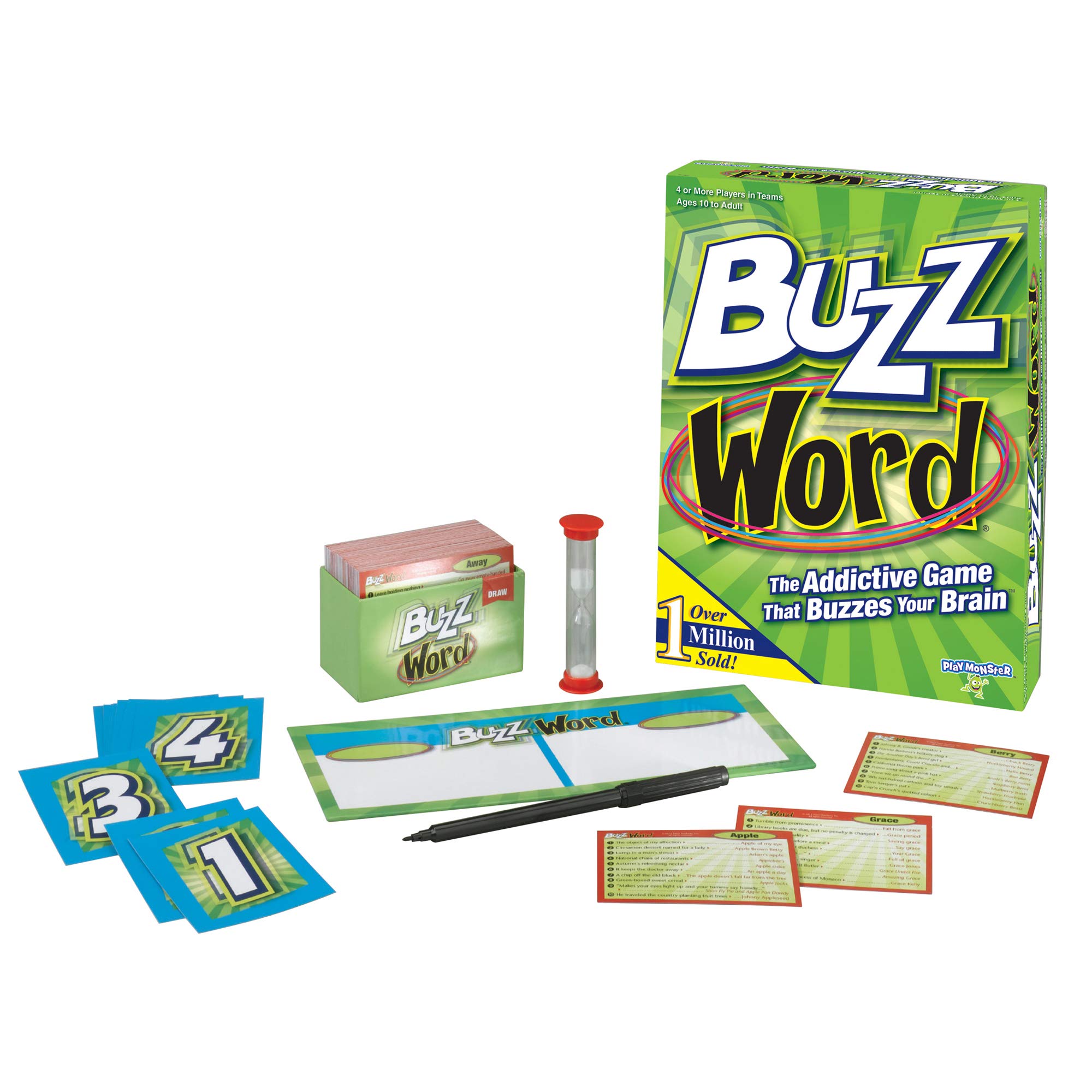 Foto 2 pulgar | Juego Buzzword Playmonster Con 380 Juegos De Pistas Para Más De 4 Jugadores - Venta Internacional.