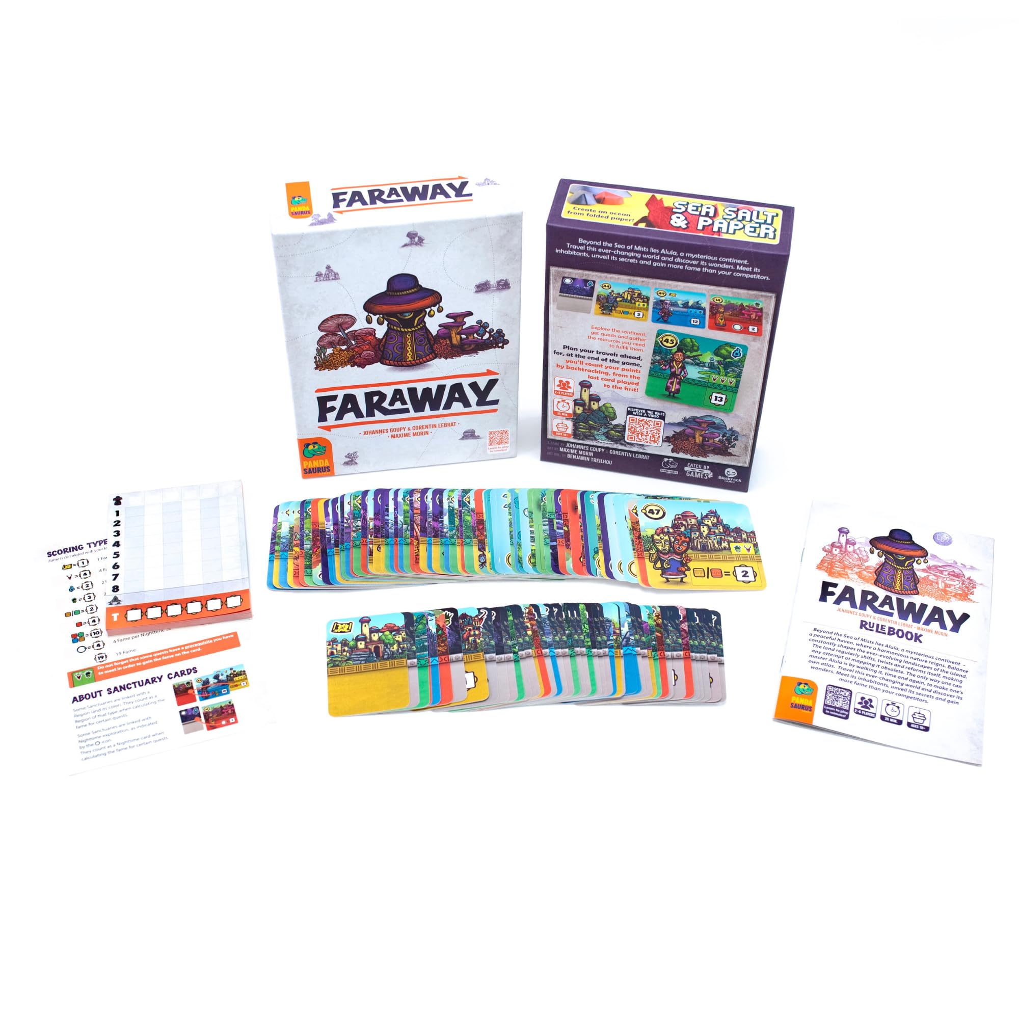 Foto 3 pulgar | Juego De Cartas Pandasaurus Games Faraway Explore Alula 10+ Ages - Venta Internacional.
