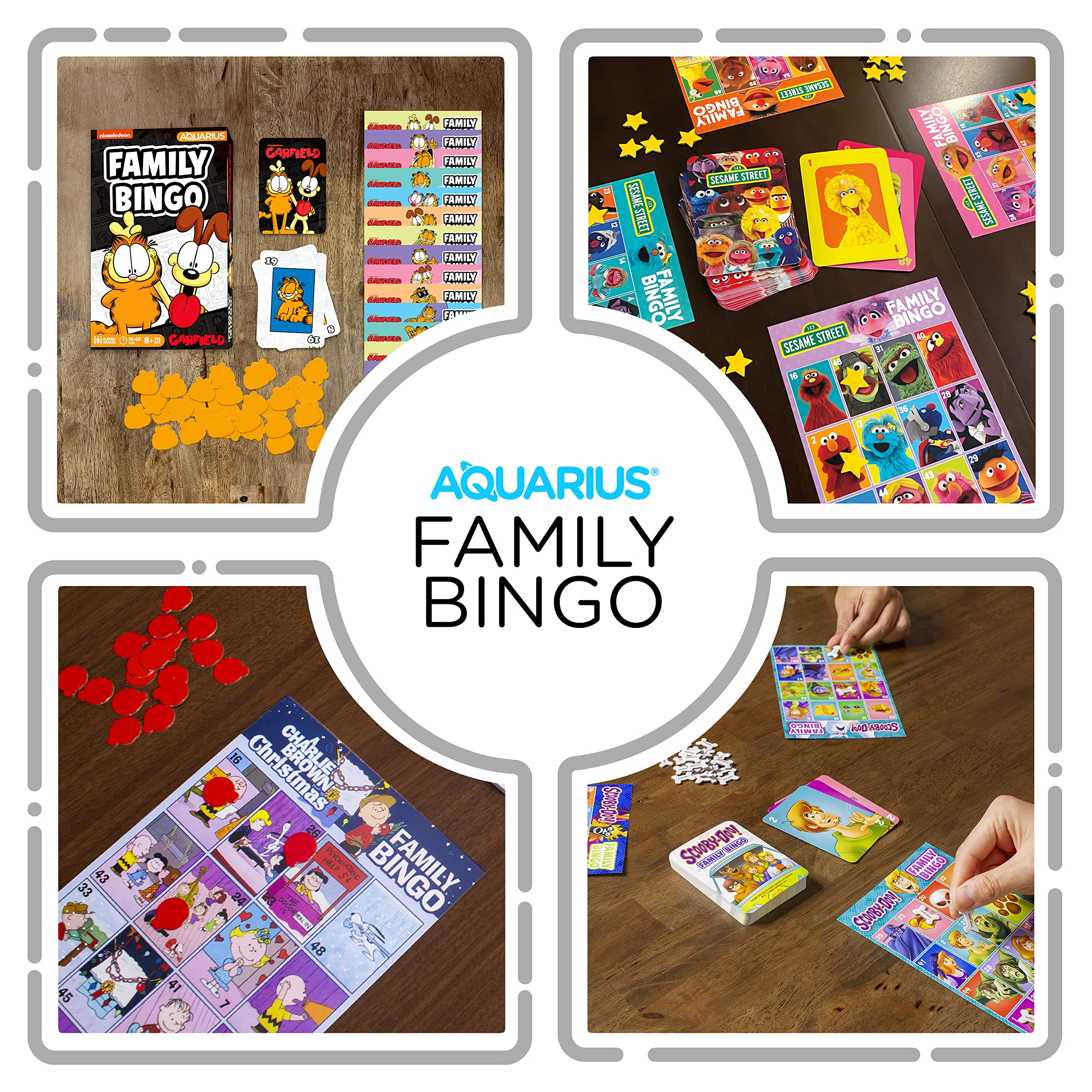 Foto 5 pulgar | Juego De Bingo Aquarius Garfield Family Con 18 Tarjetas De Bingo De 2 A 18 - Venta Internacional.