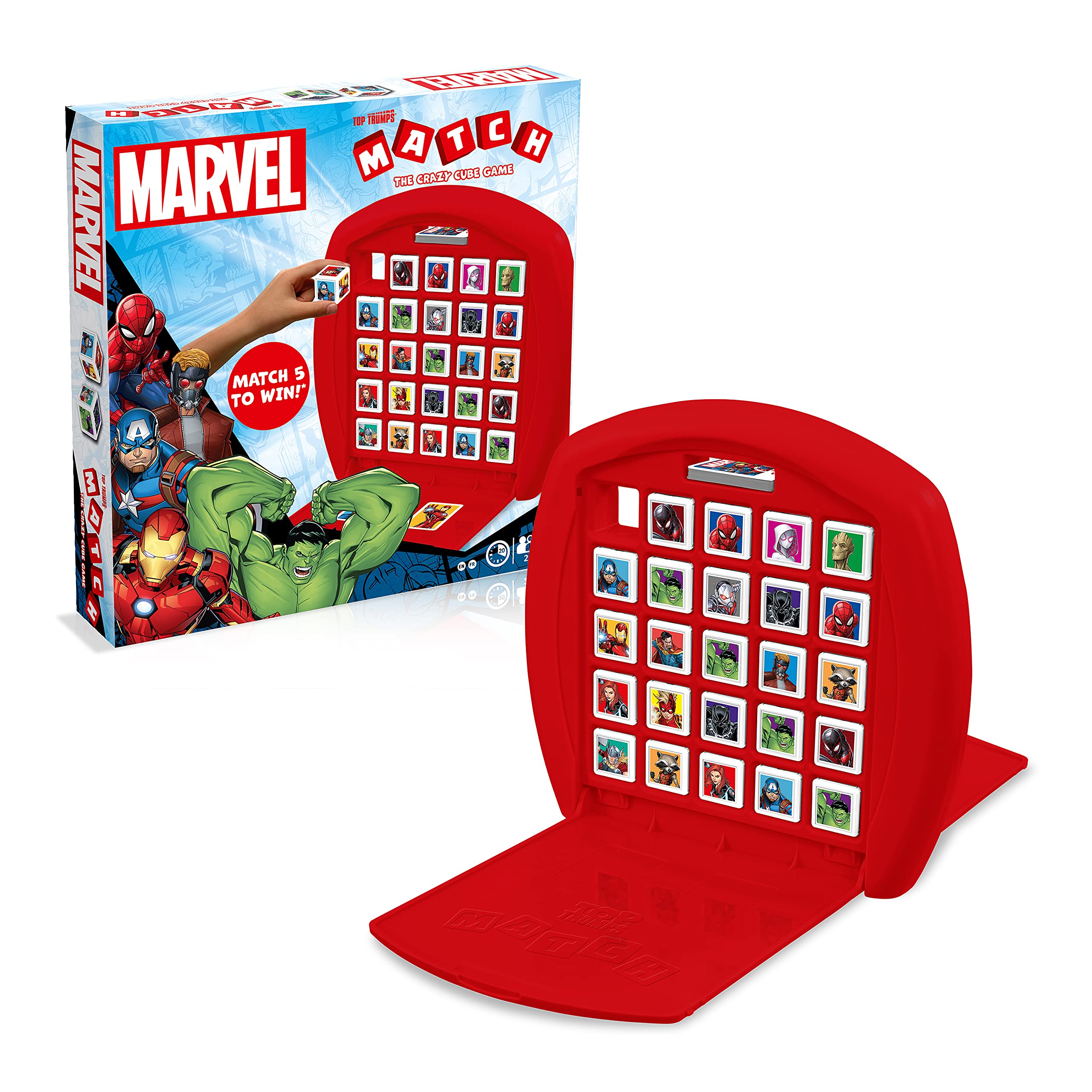 Foto 3 pulgar | Juego De Mesa Top Trumps Match Marvel Heroes Kids 4+ Years - Venta Internacional.
