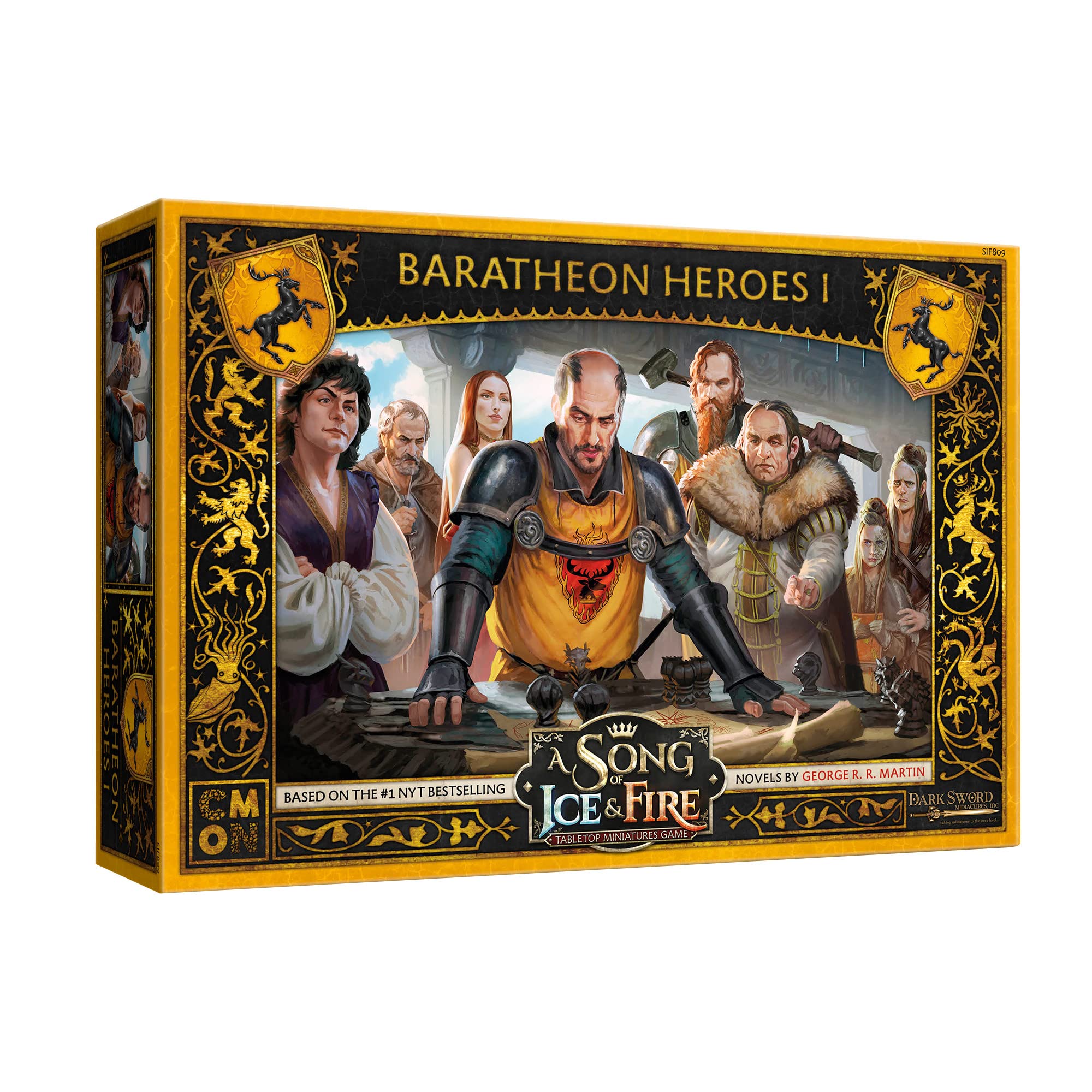 Foto 2 pulgar | Juego De Estrategia Cmon Canción De Hielo Y Fuego Baratheon Heroes I - Venta Internacional.