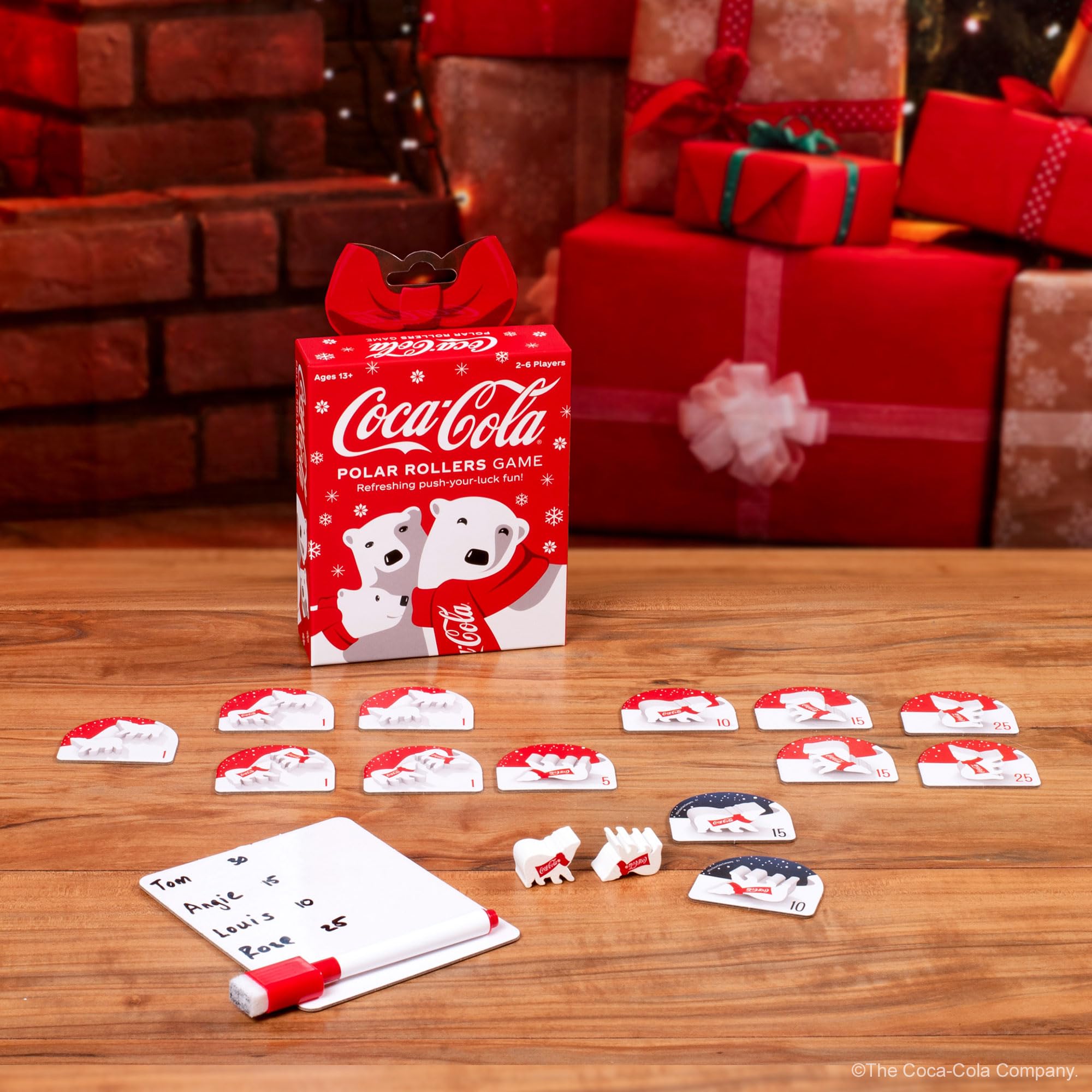Foto 4 pulgar | Juego De Mesa Funko Coca-cola Polar Rollers Para 2-6 Jugadores - Venta Internacional.