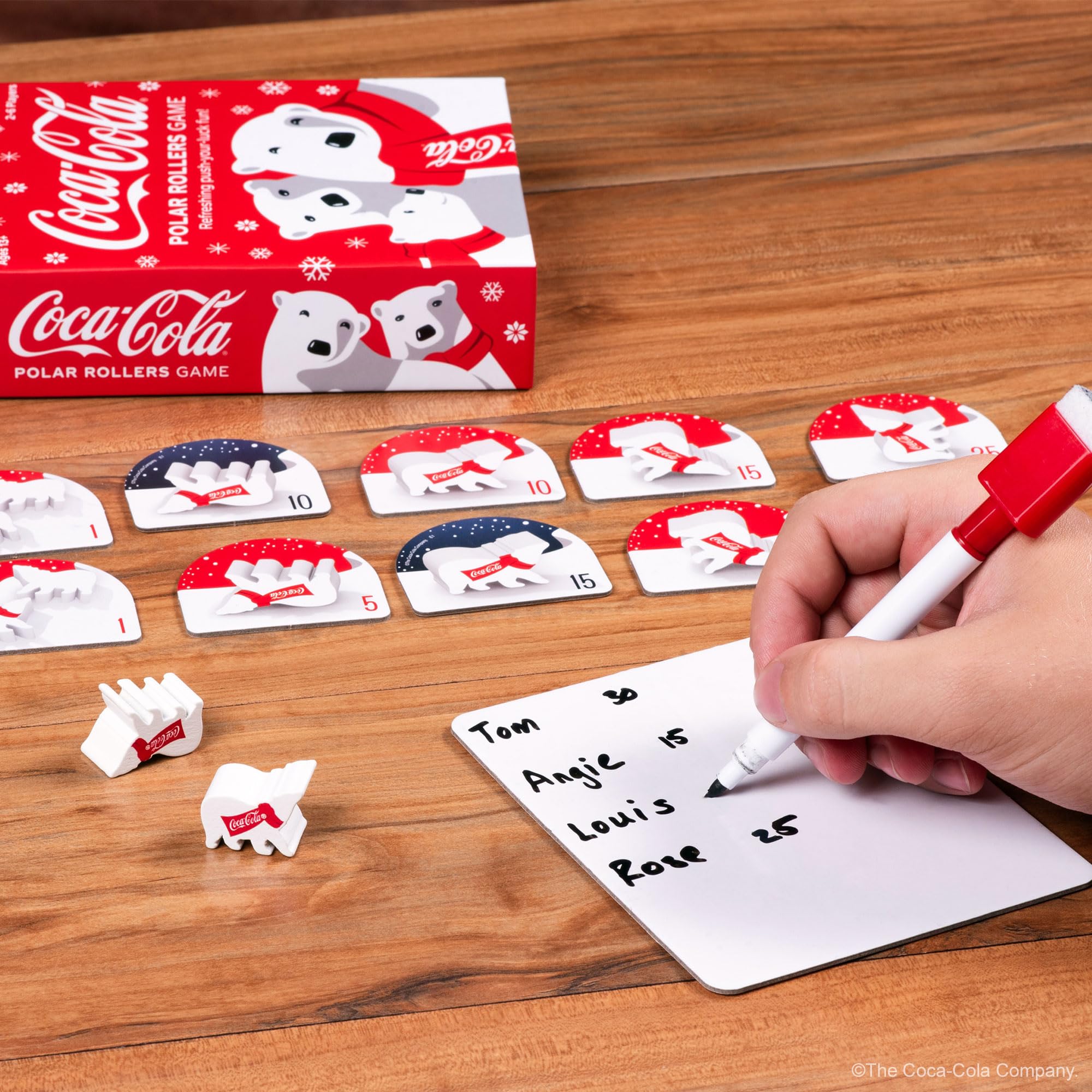 Foto 6 pulgar | Juego De Mesa Funko Coca-cola Polar Rollers Para 2-6 Jugadores - Venta Internacional.