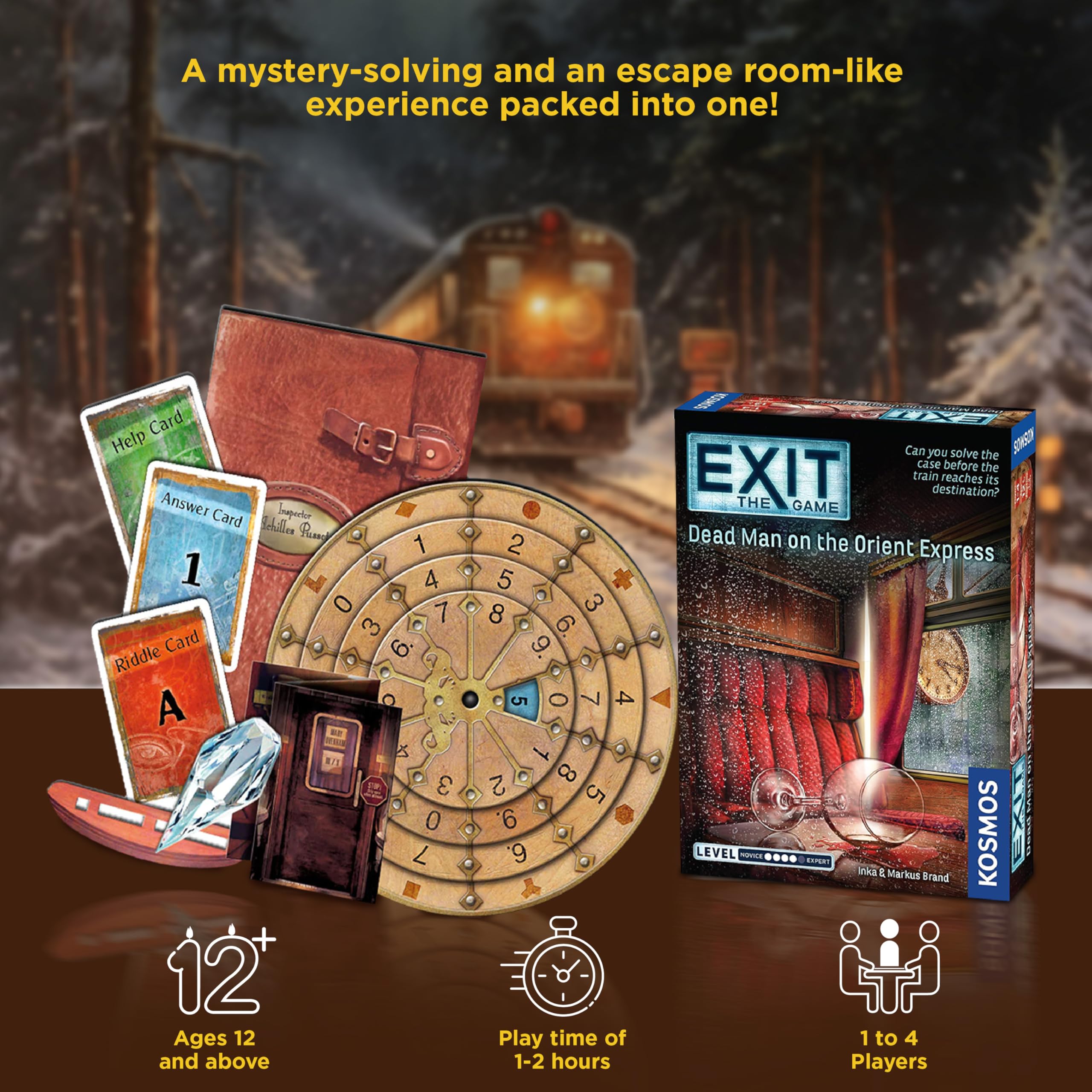 Foto 3 pulgar | Juego De Cartas Thames & Kosmos Exit: El Juego Dead Man On The Orient Express - Venta Internacional.