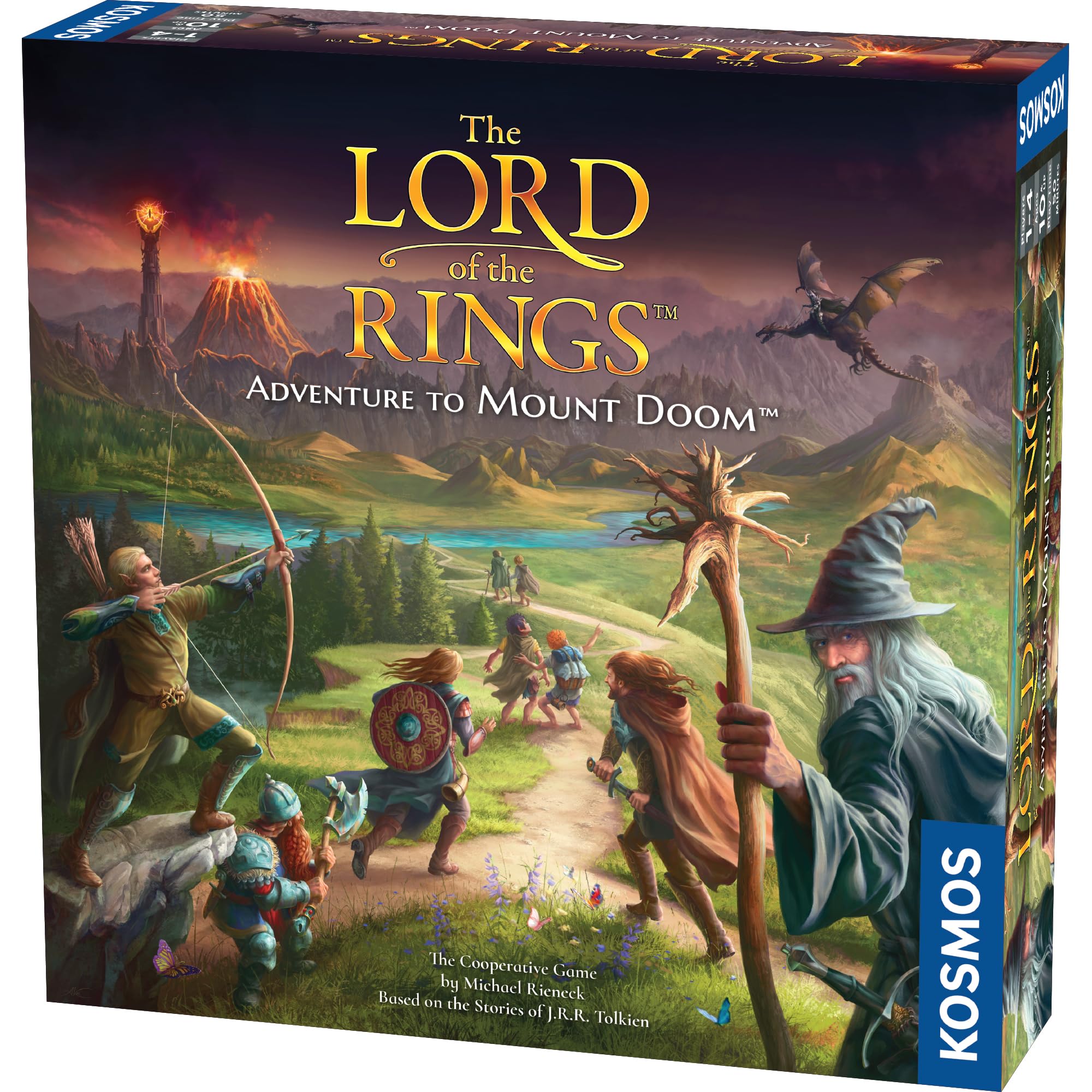 Juego De Mesa Thames & Kosmos El Señor De Los Anillos: Adventure To Mount Doom - Venta Internacional.