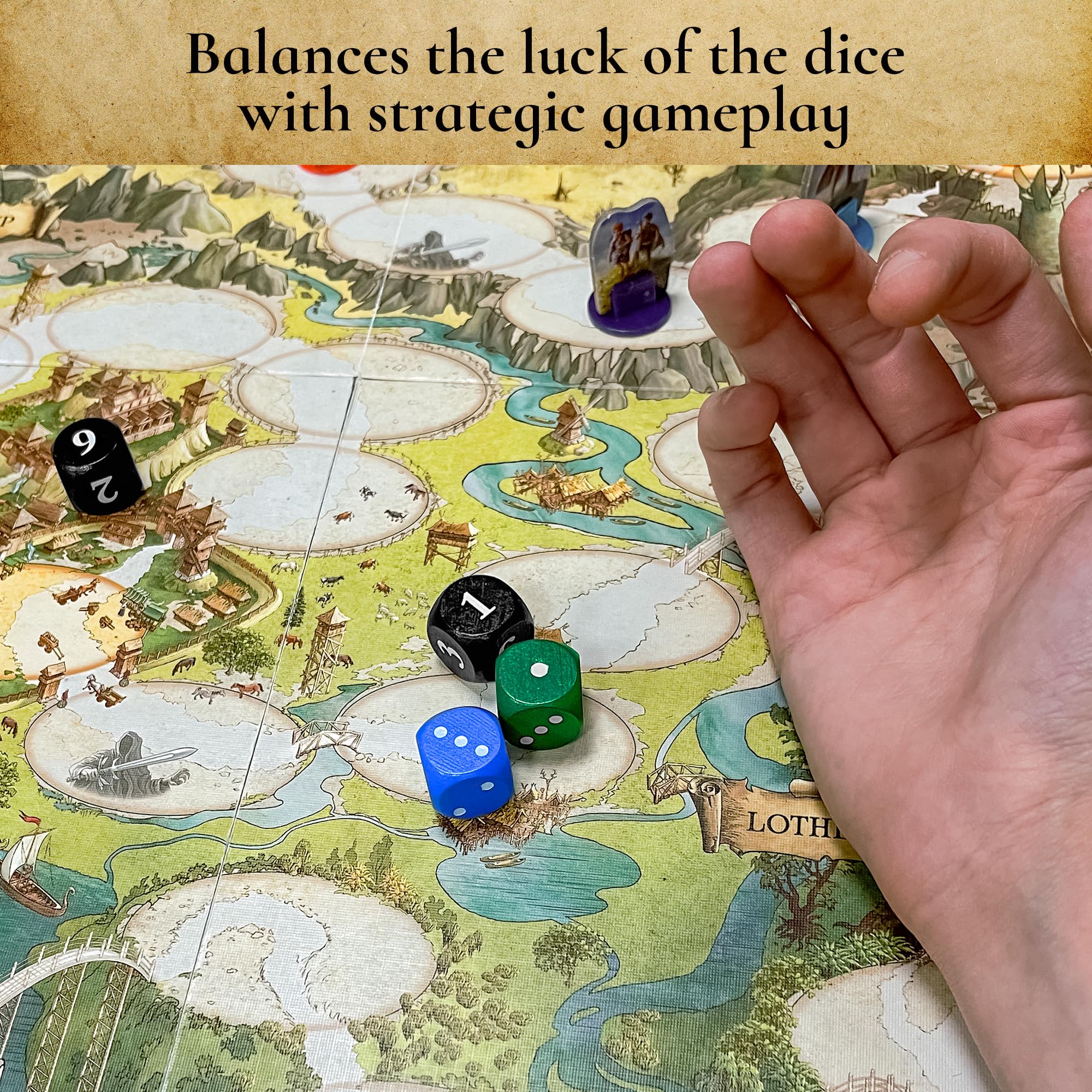 Foto 6 pulgar | Juego De Mesa Thames & Kosmos El Señor De Los Anillos: Adventure To Mount Doom - Venta Internacional.