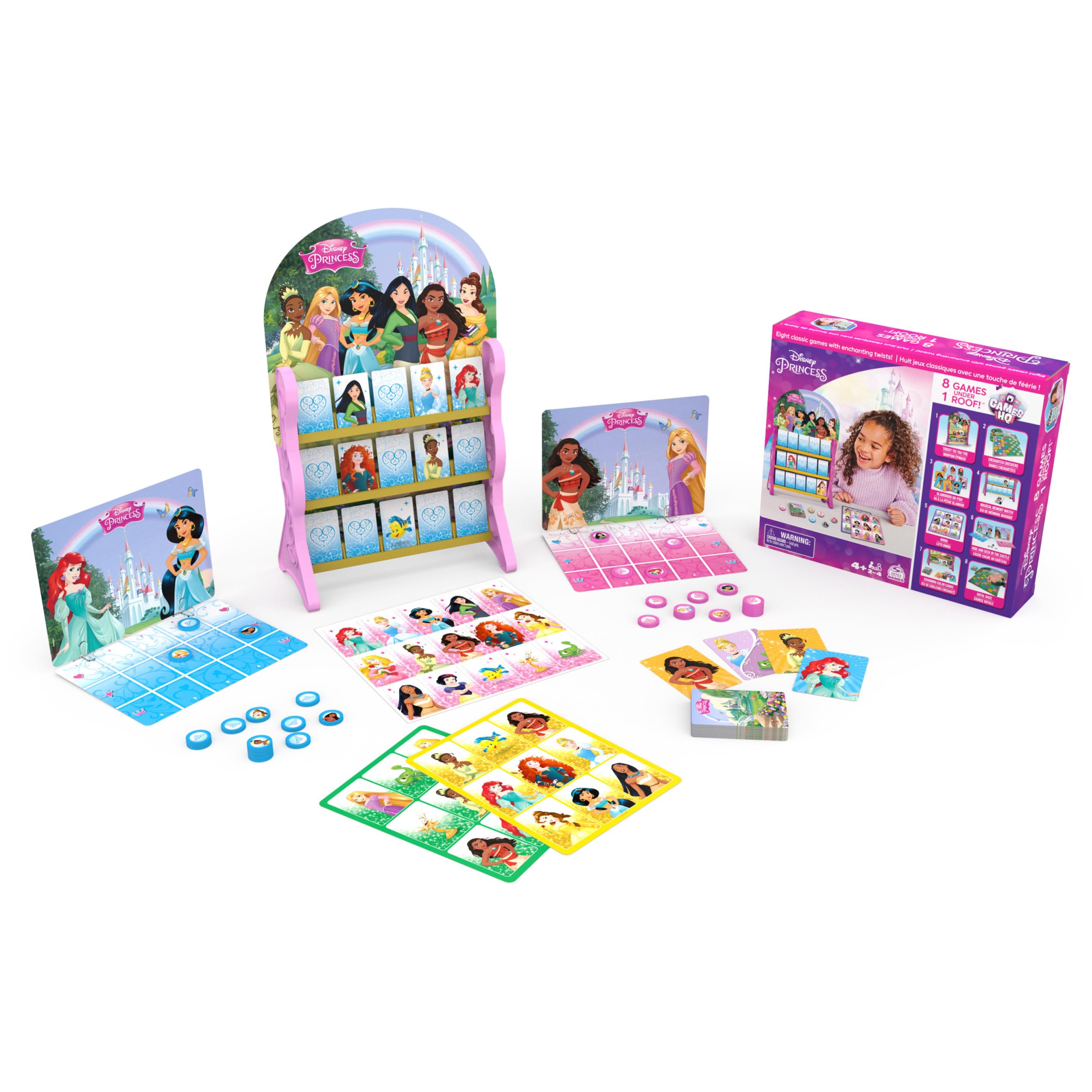 Foto 3 | Juegos De Mesa Spin Master Disney Princess Para Niños Mayores De 4 Años - Venta Internacional.