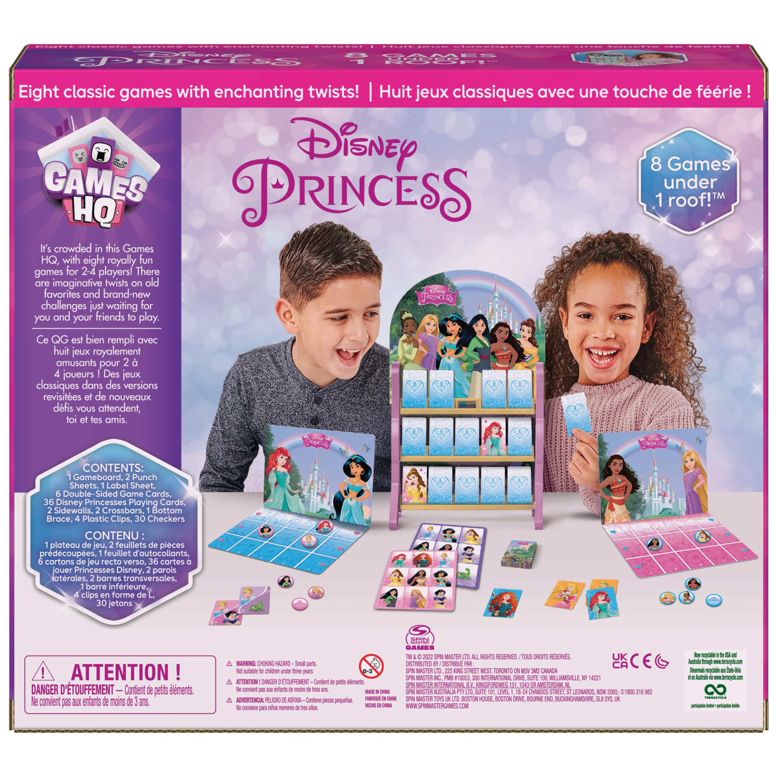 Foto 6 pulgar | Juegos De Mesa Spin Master Disney Princess Para Niños Mayores De 4 Años - Venta Internacional.