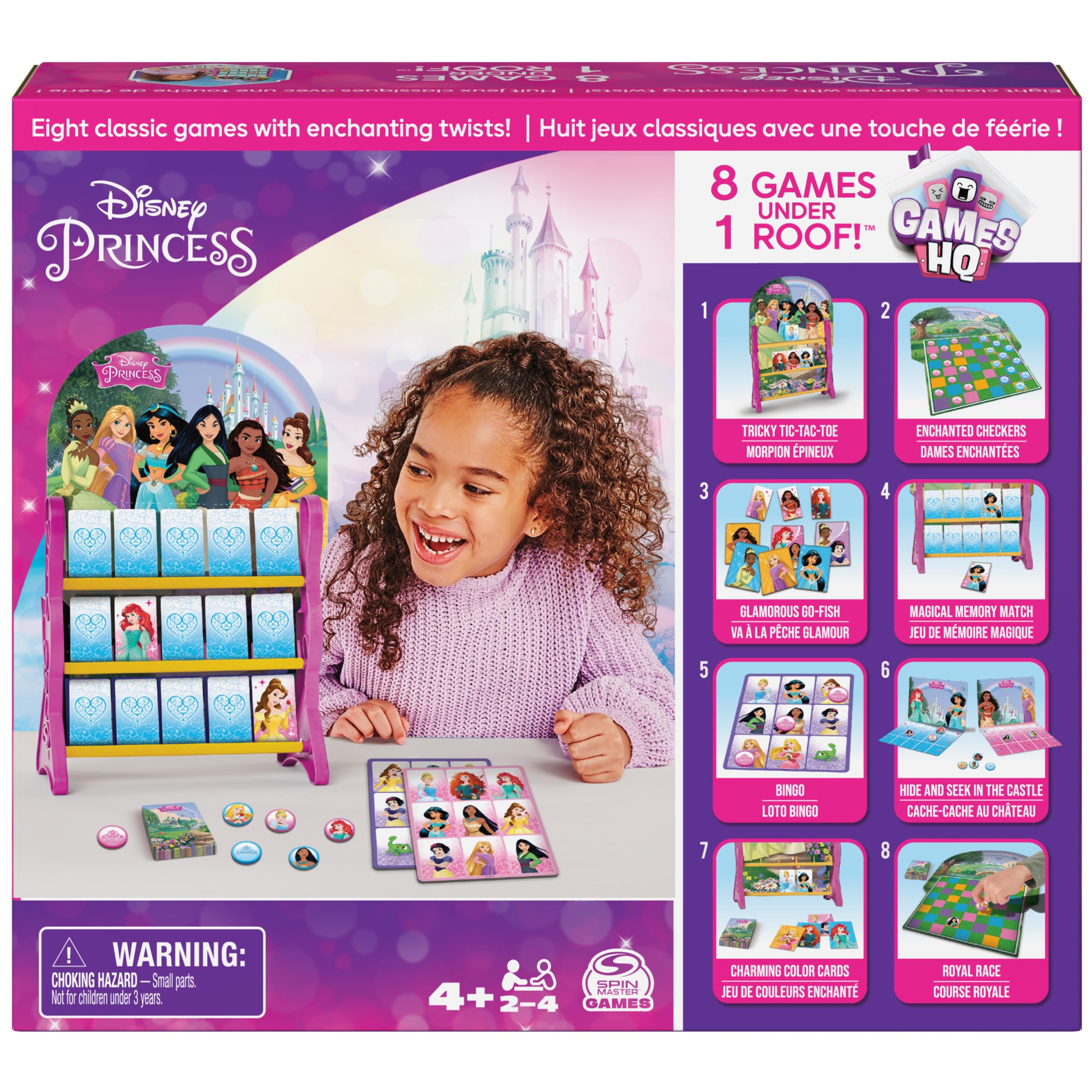 Foto 7 pulgar | Juegos De Mesa Spin Master Disney Princess Para Niños Mayores De 4 Años - Venta Internacional.