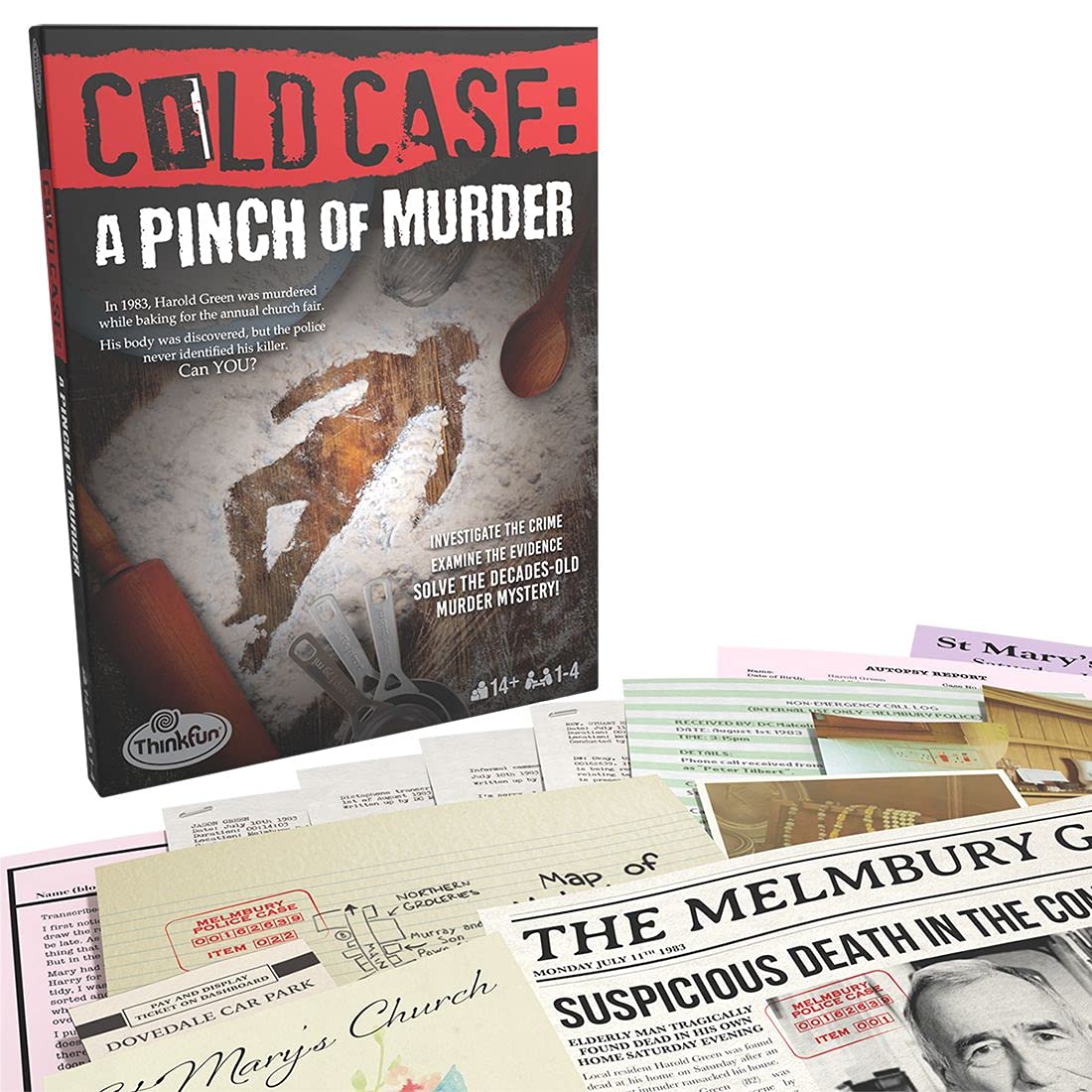 Foto 2 pulgar | Murder Mystery Game Thinkfun Cold Case: A Pinch Of Murder - Venta Internacional.