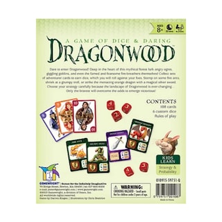 Foto 4 | Juego De Mesa Gamewright Dragonwood A Game Of Dice & Daring - Venta Internacional.