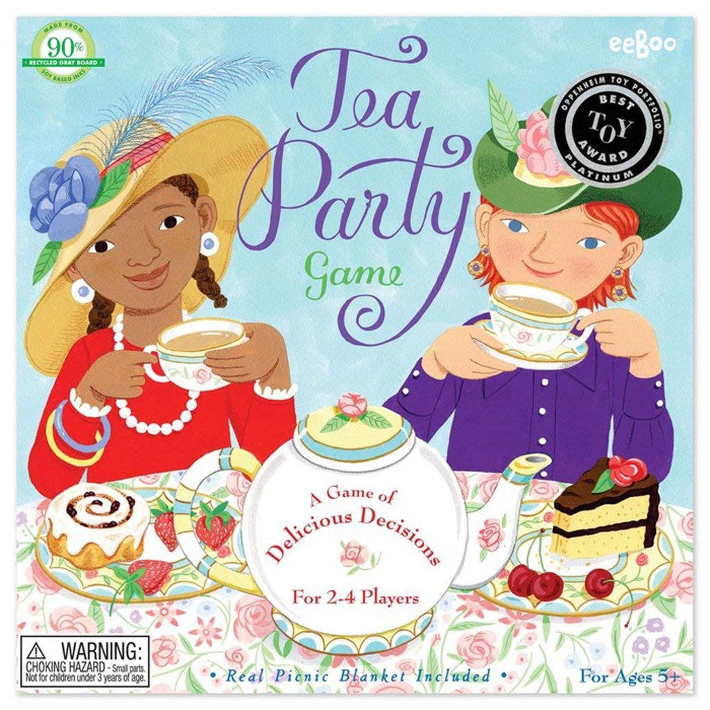 El Juego Spinner Eeboo Tea Party Desarrolla La Paciencia De Los Niños Mayores De 3 Años - Venta Internacional.