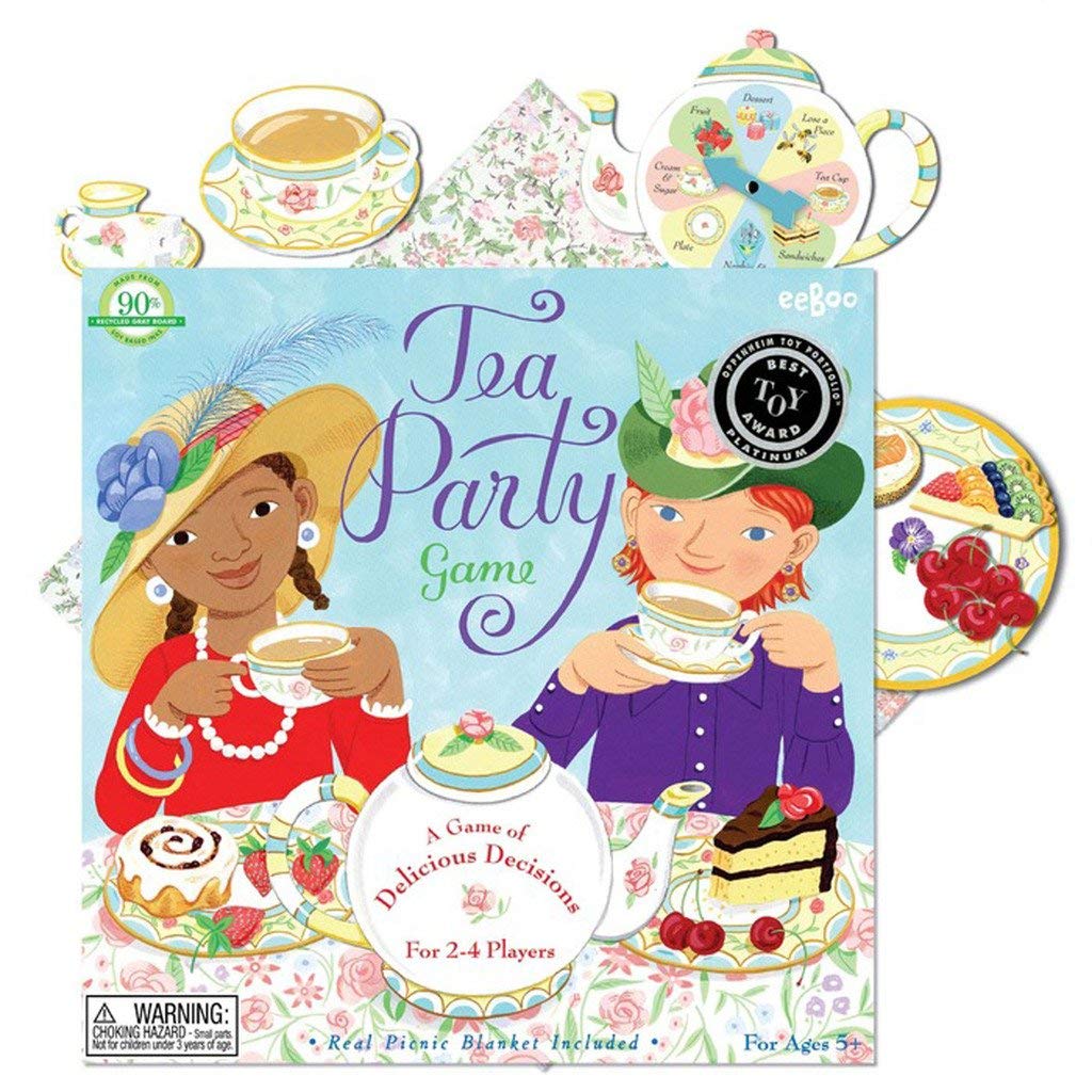 Foto 4 pulgar | El Juego Spinner Eeboo Tea Party Desarrolla La Paciencia De Los Niños Mayores De 3 Años - Venta Internacional.