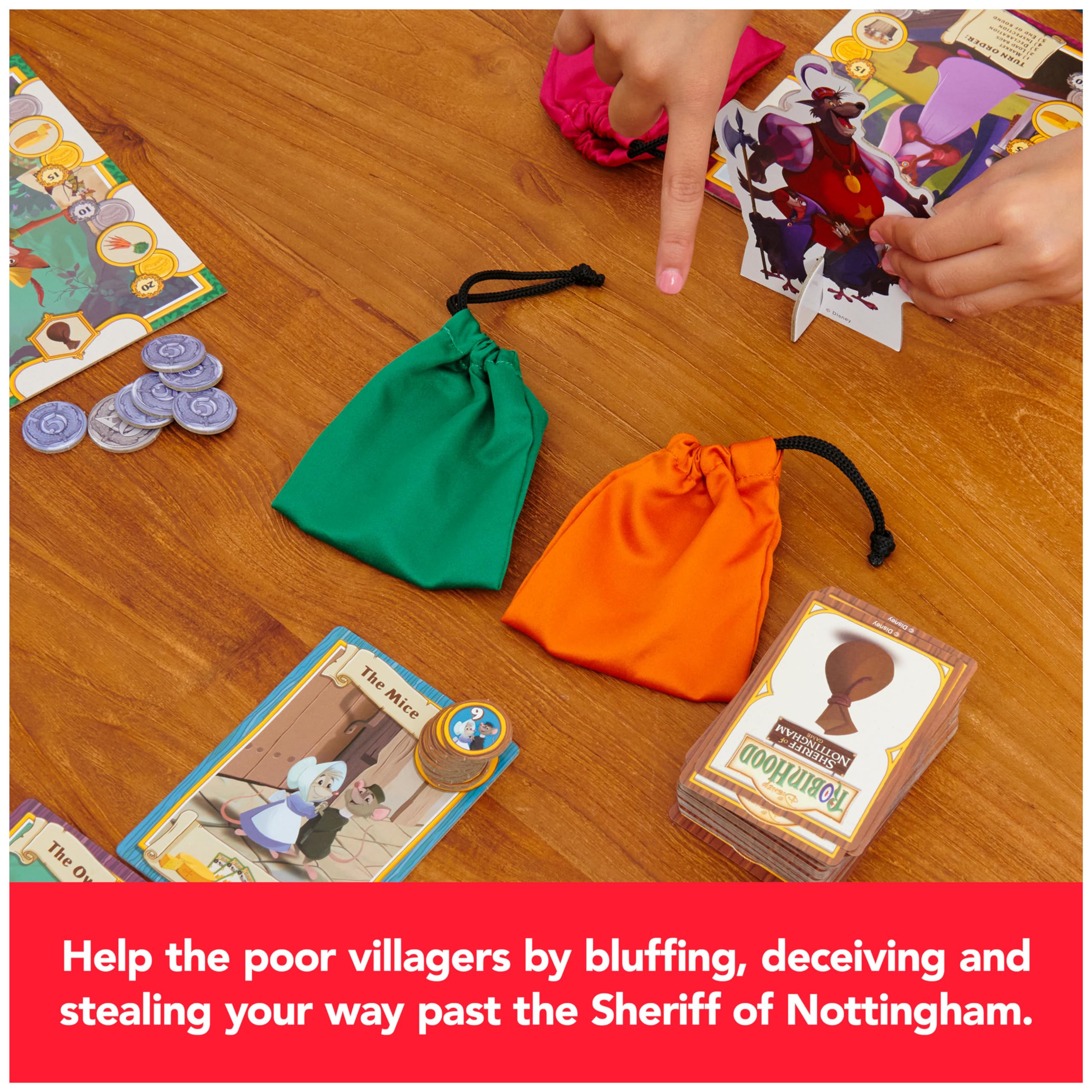 Foto 3 | Juego De Mesa Spin Master Disney Robin Hood Sheriff Of Nottingham - Venta Internacional.